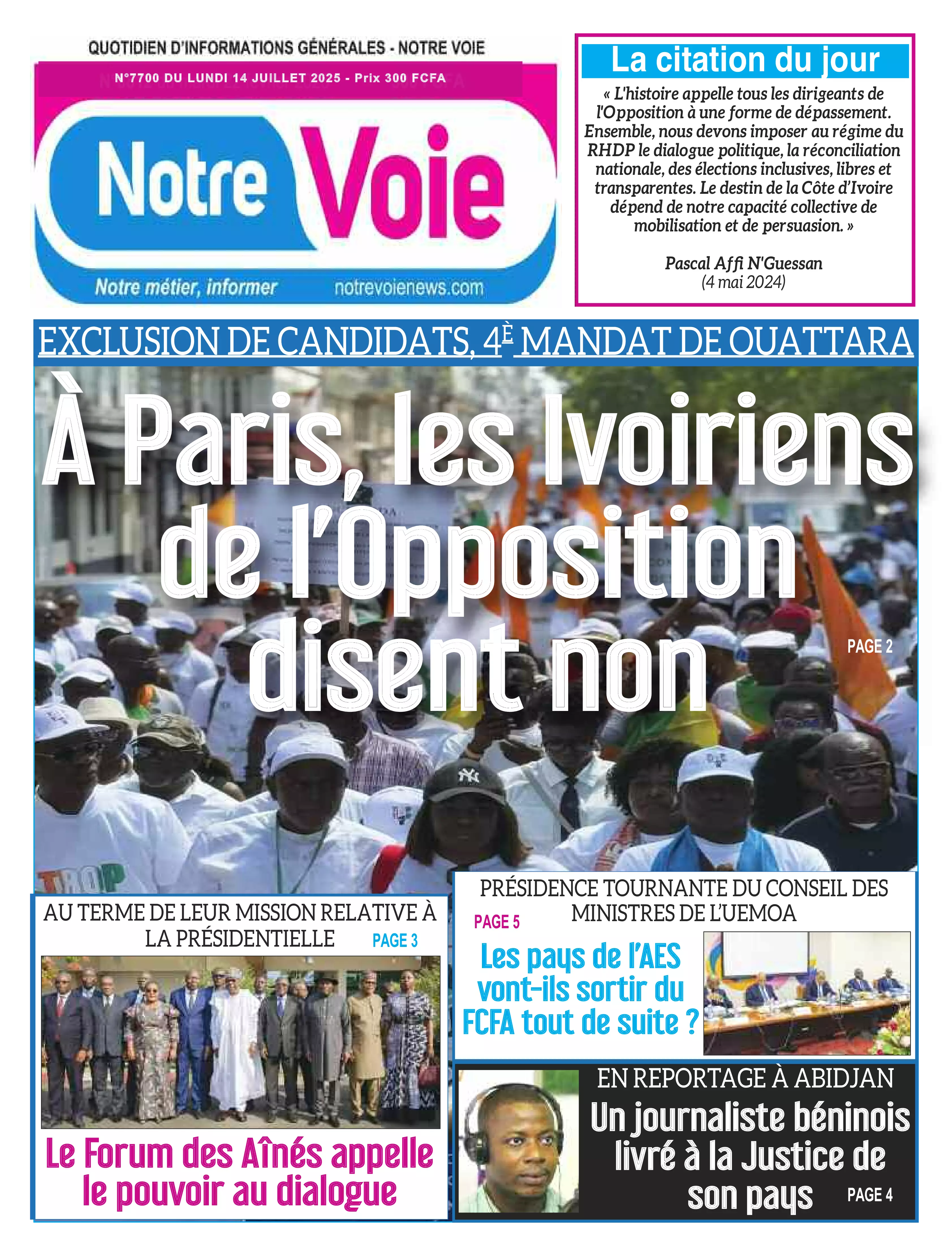 N° 7700 - 2025-07-14