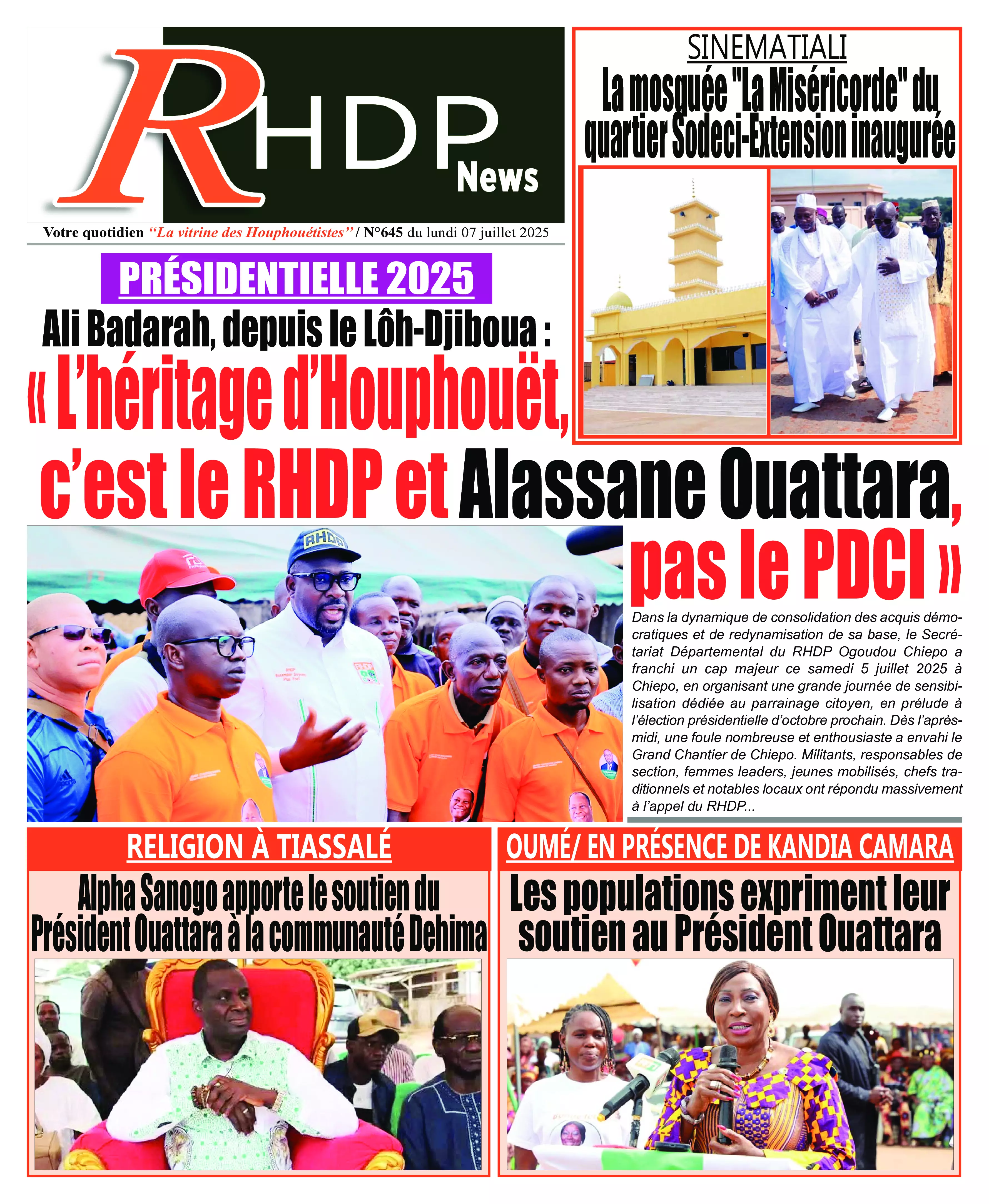 N° 645 - 2025-07-07