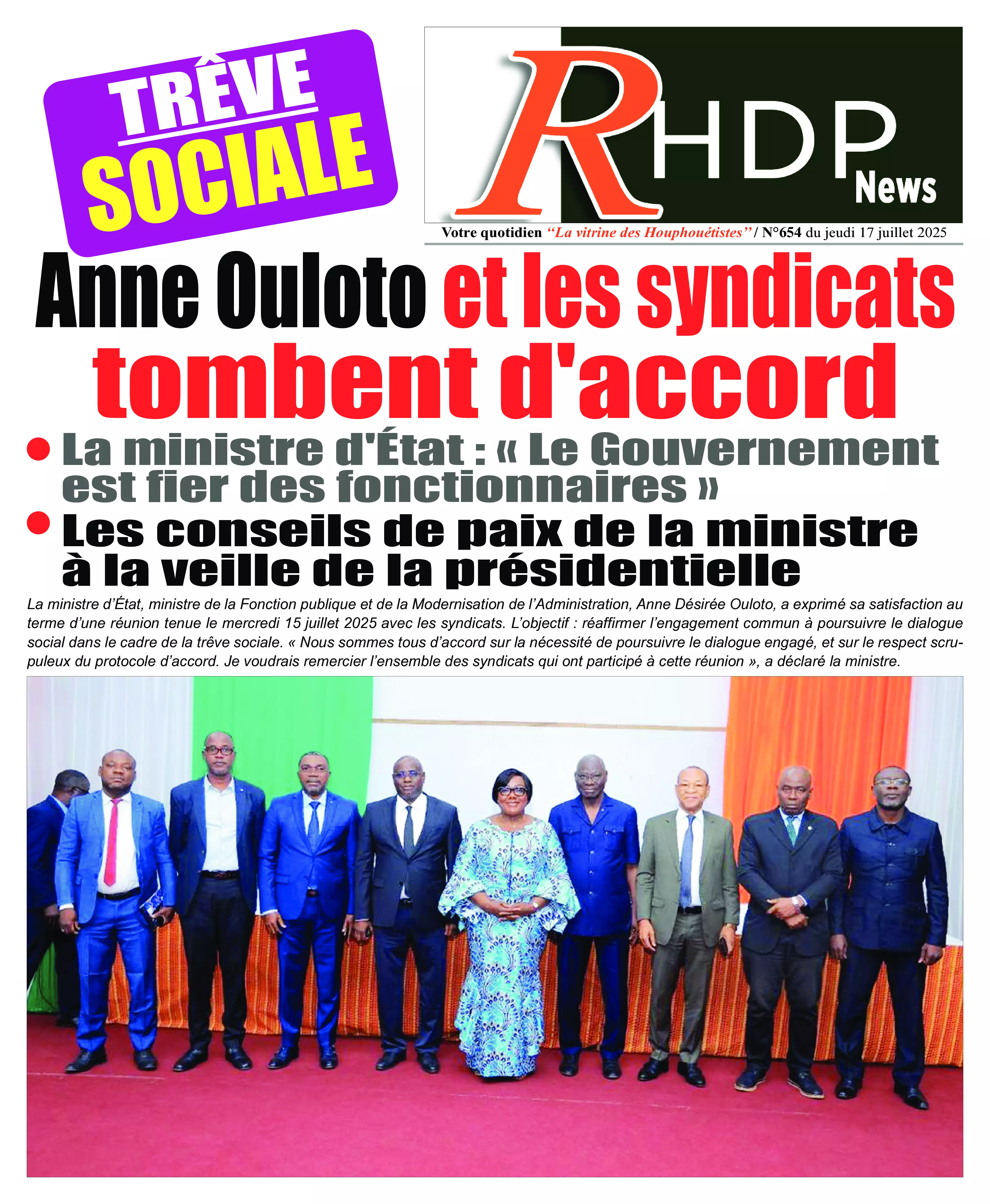 N° 654 - 2025-07-17