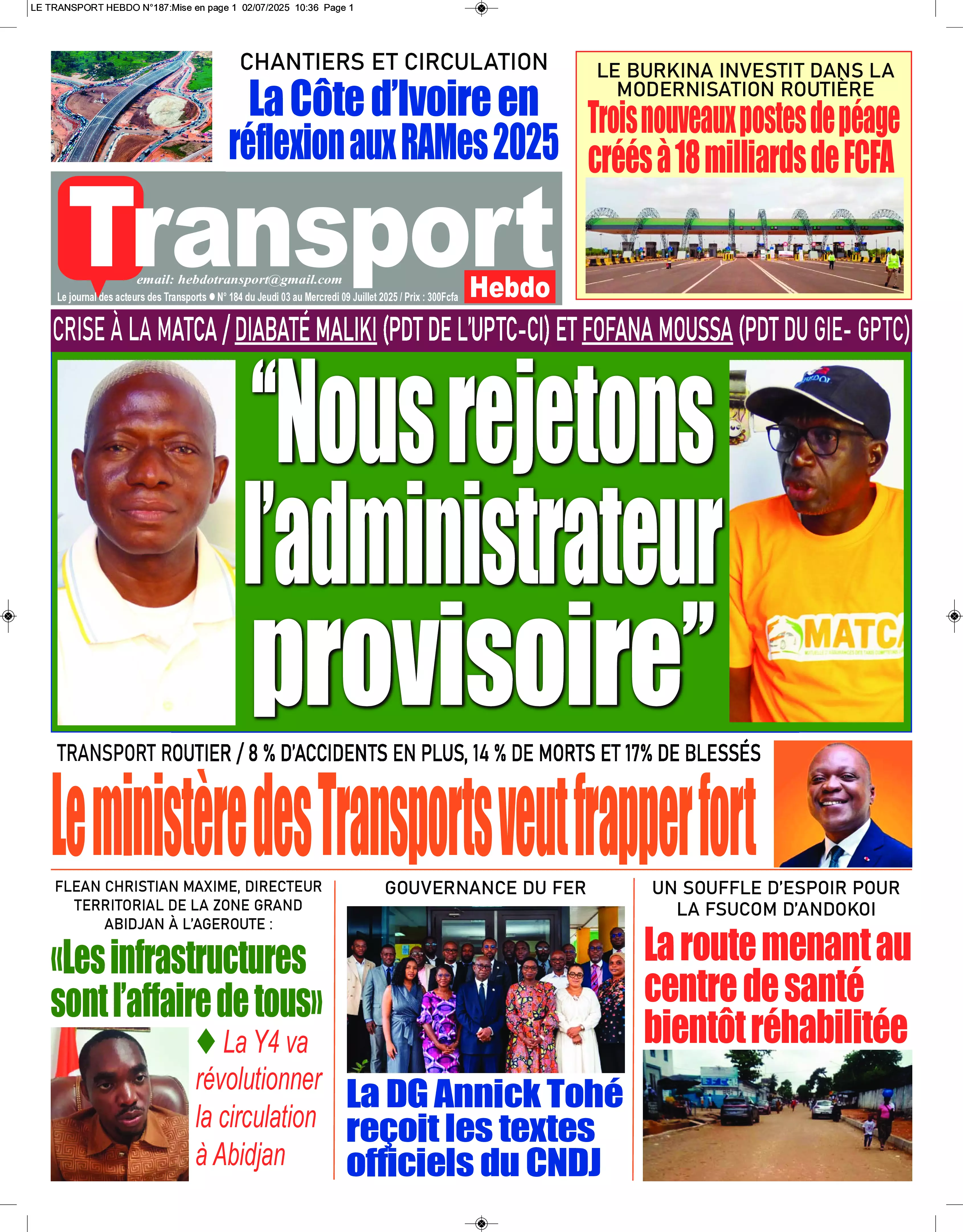 TRANSPORT HEBDO N° 184