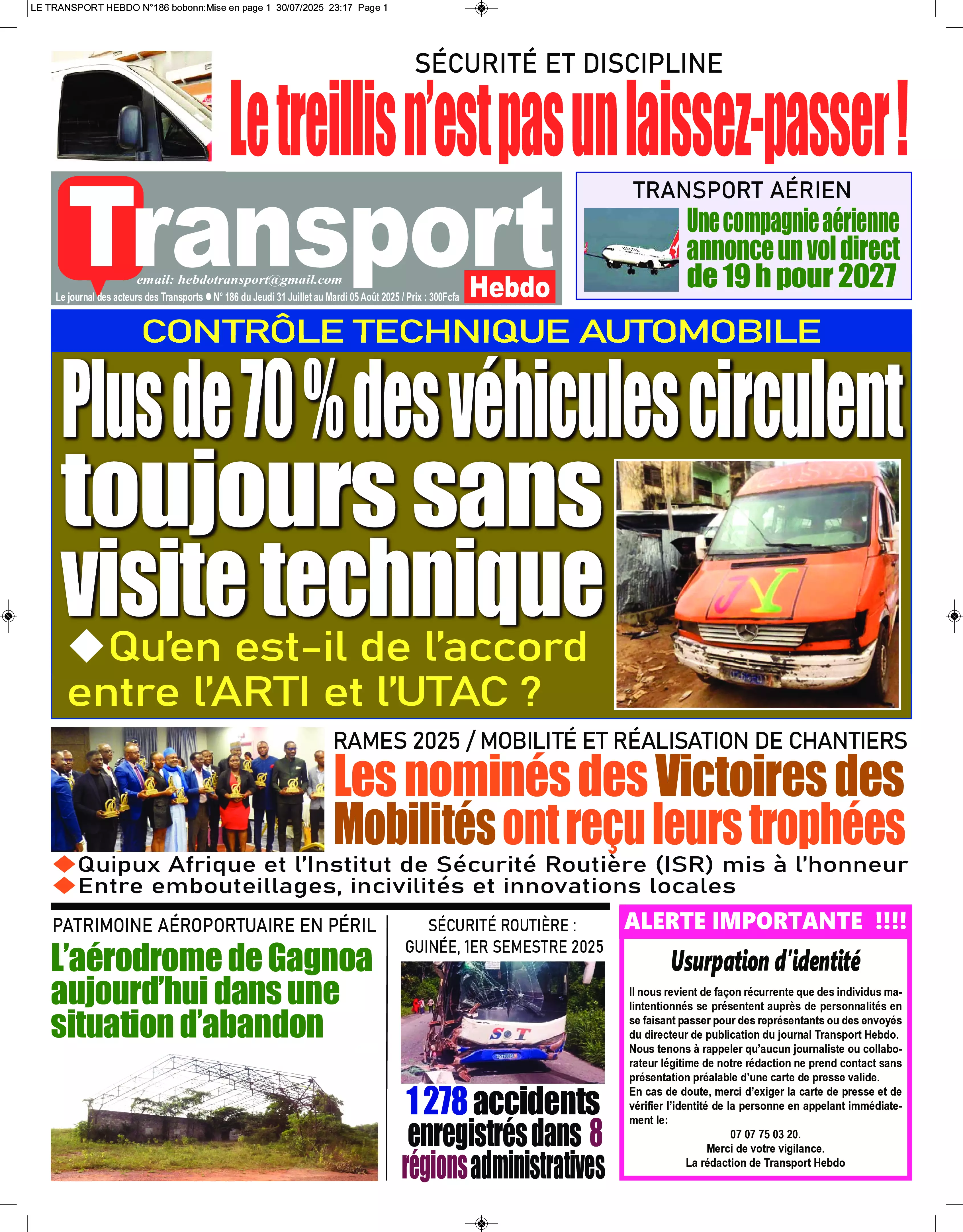 N° 186 - 2025-07-31