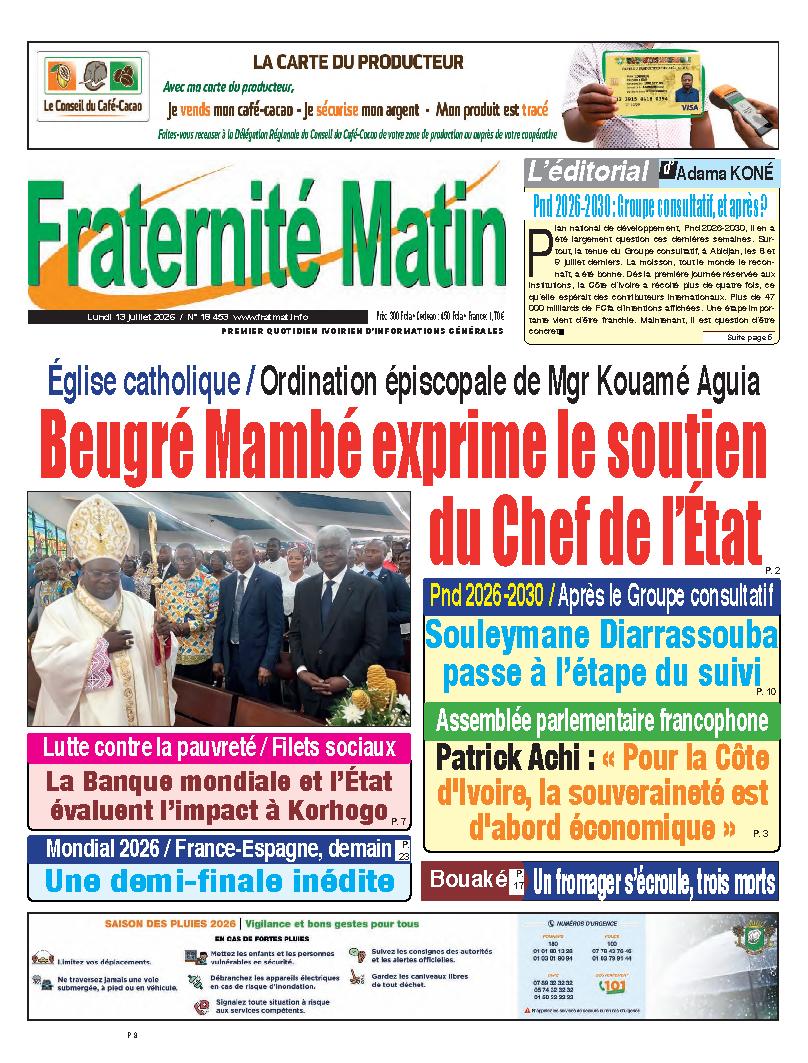 FRATERNITE MATIN N° 18453