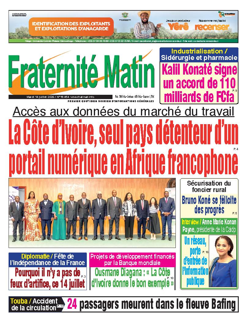 FRATERNITE MATIN N° 18454