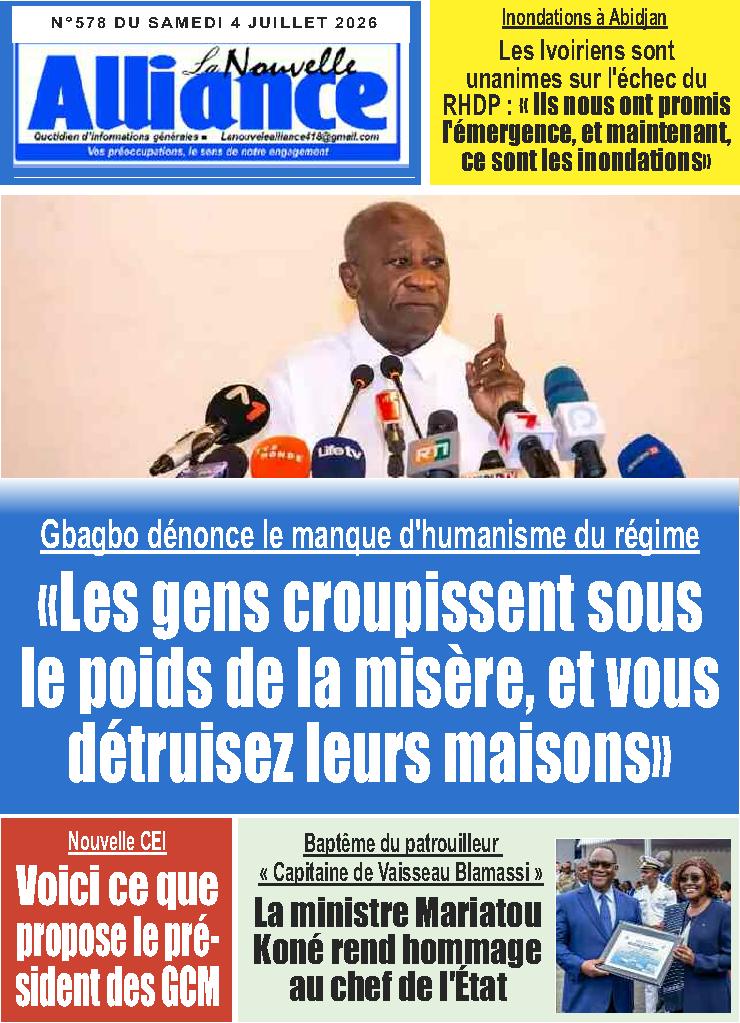 LA NOUVELLE ALLIANCE N° 578