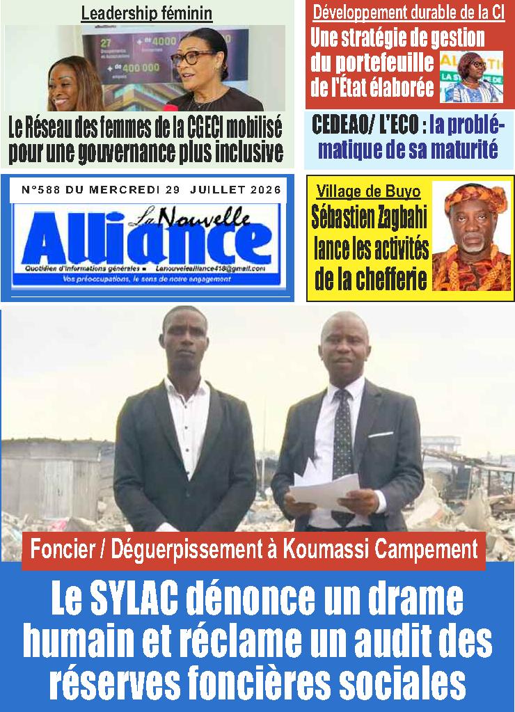 LA NOUVELLE ALLIANCE N° 589