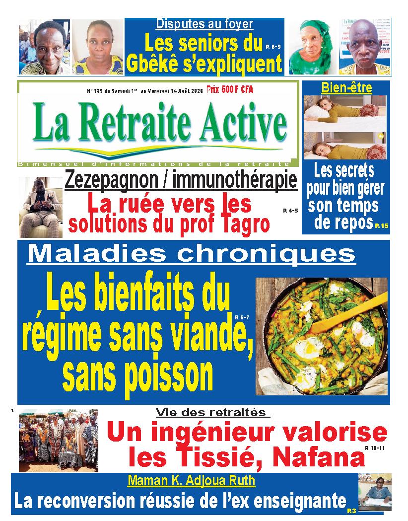LA RETRAITE ACTIVE N° 189