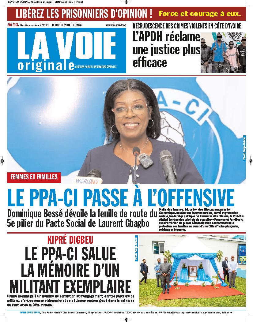 LA VOIE ORIGINALE N° 1523