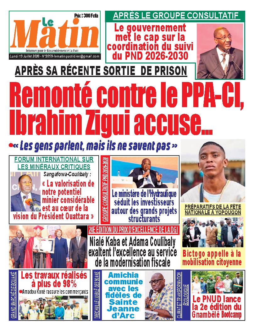 LE MATIN N° 2059