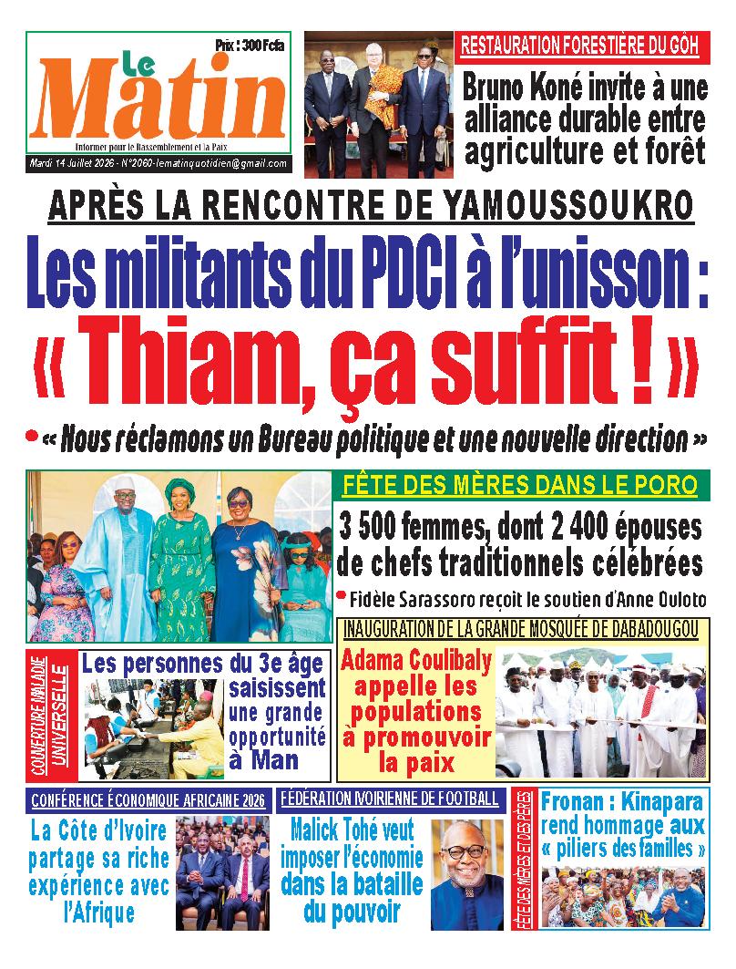 LE MATIN N° 2060