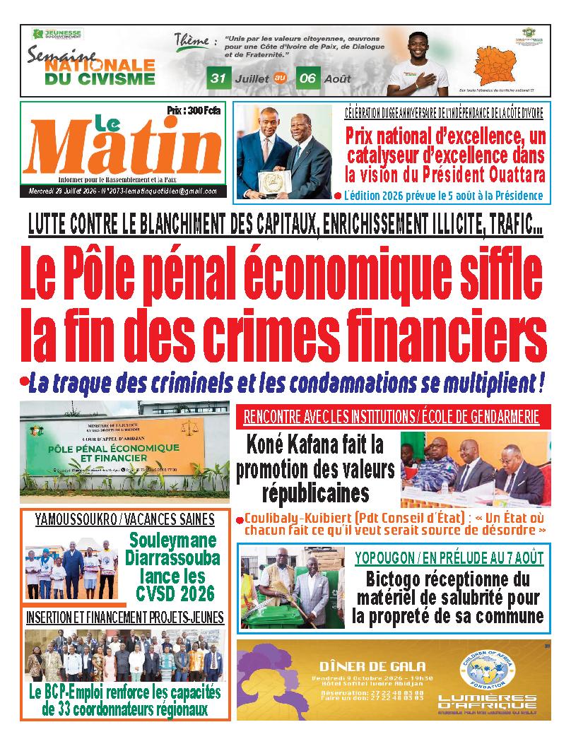 LE MATIN N° 2073