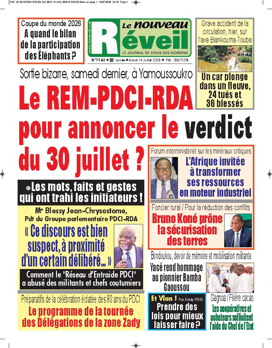 LE NOUVEAU REVEIL N° 7143