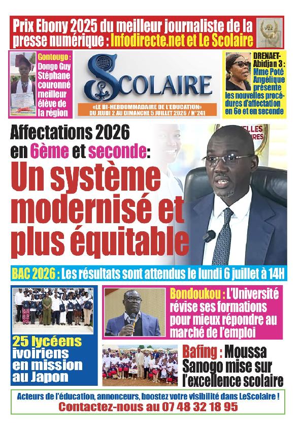 LE SCOLAIRE N° 241