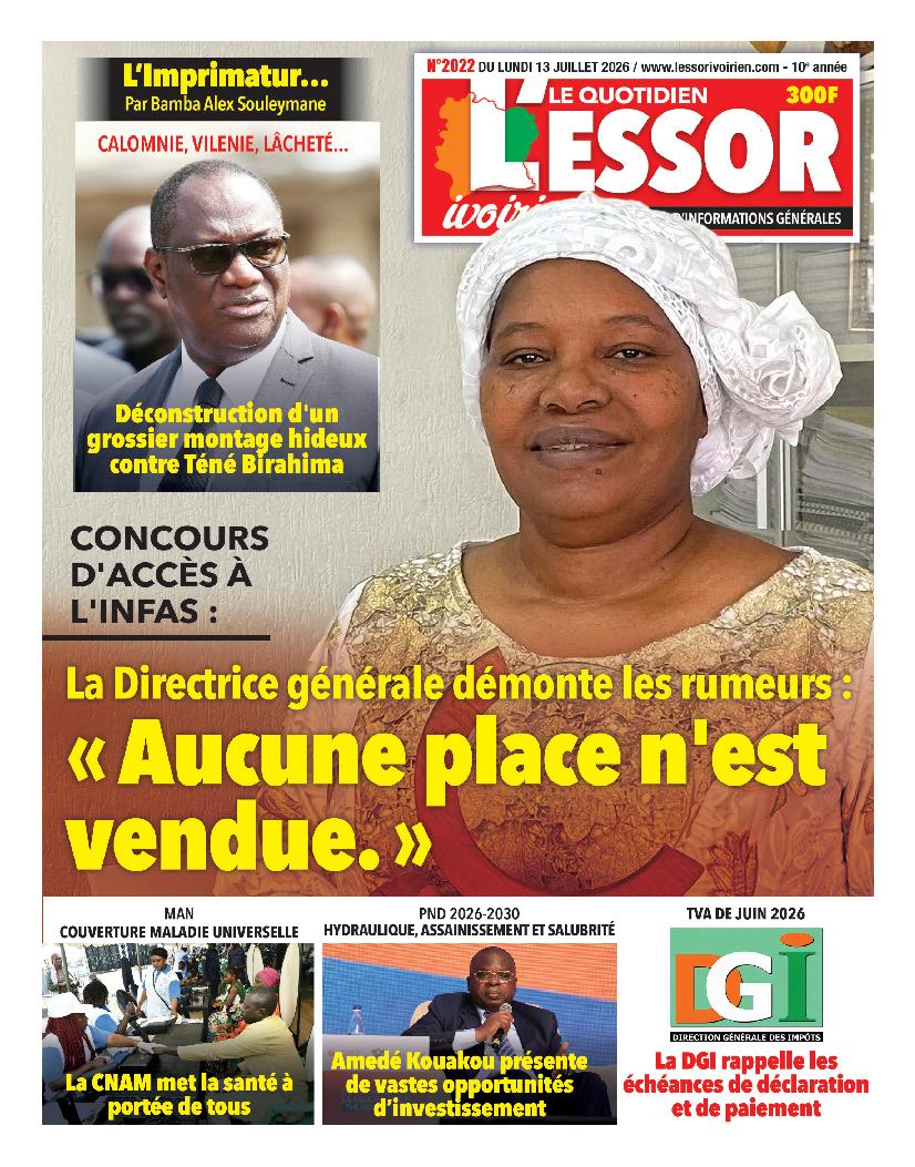 L'ESSOR IVOIRIEN N° 2022