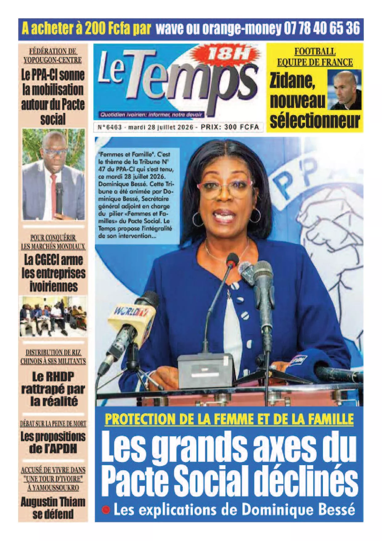 LE TEMPS N° 6463