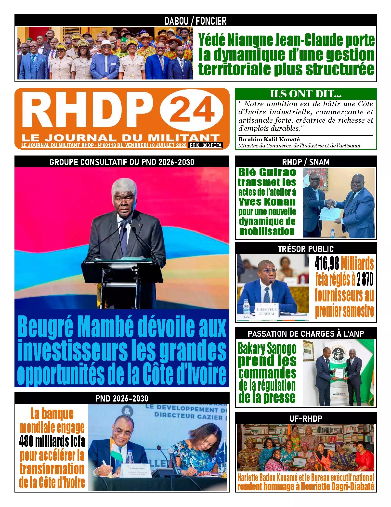 N° 118 - 2026-07-10