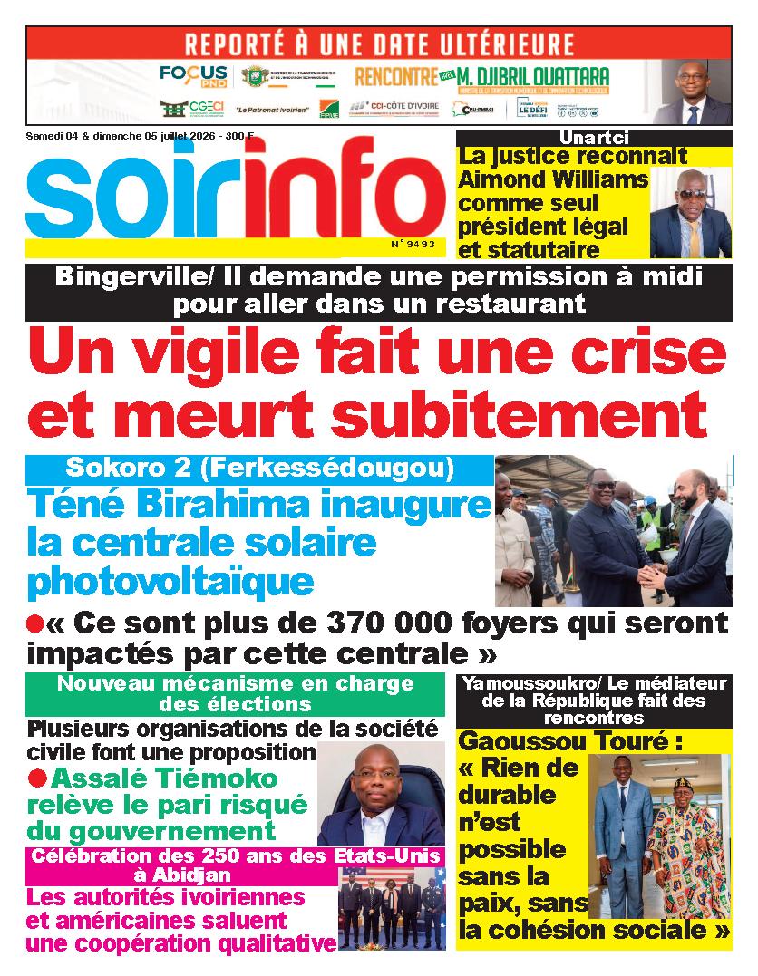 SOIR INFO N° 9493
