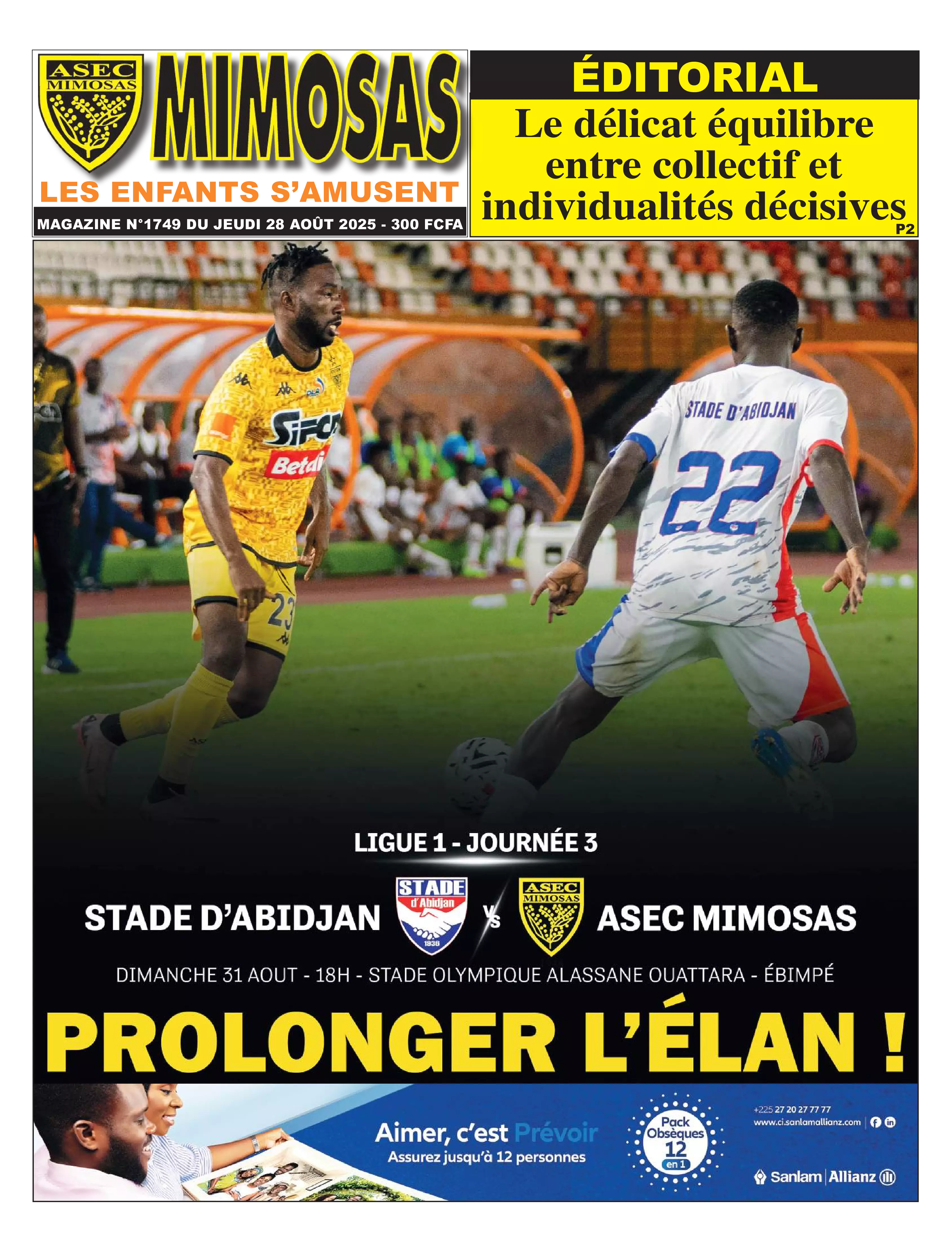 ASEC MIMOSAS N° 1749