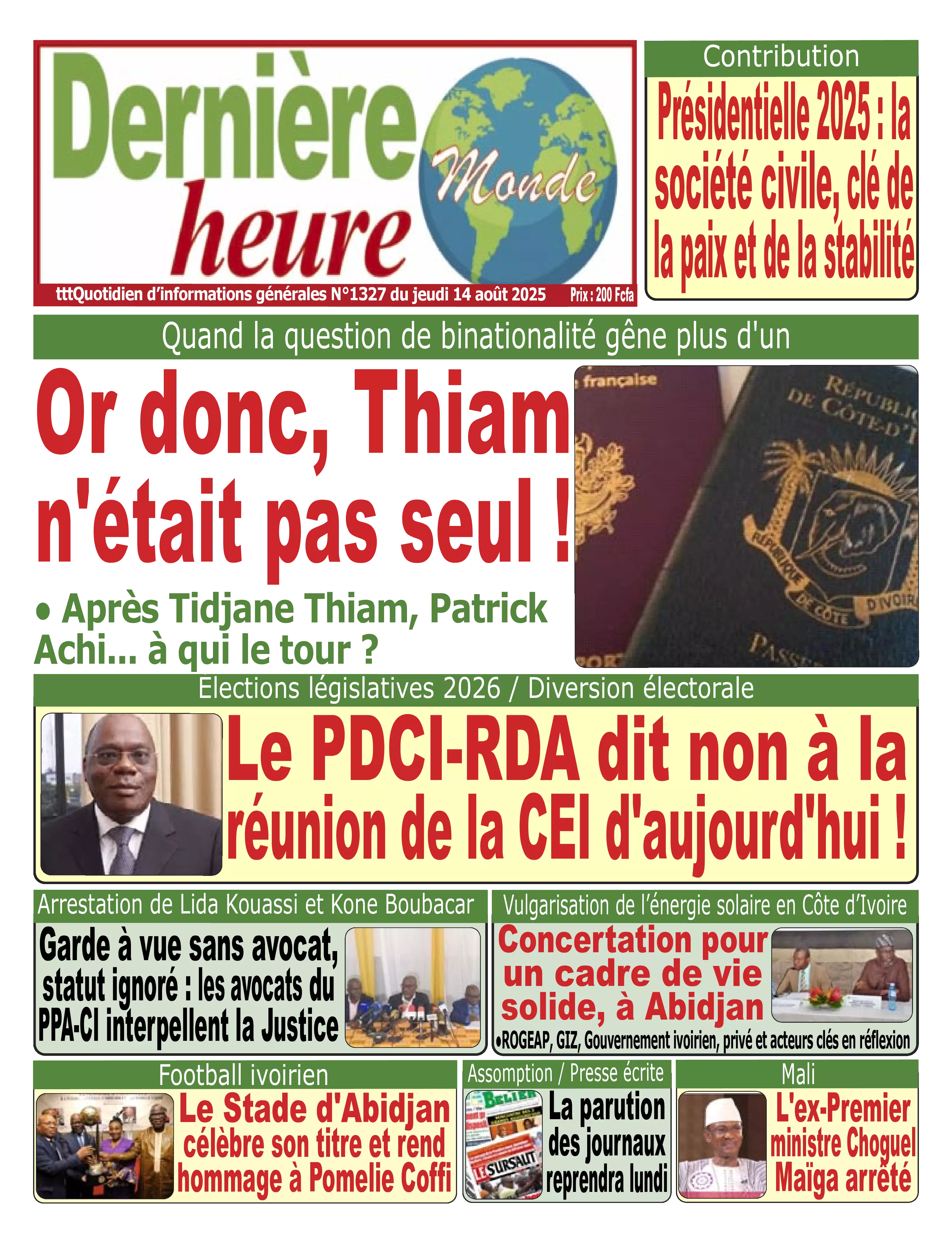 N° 1327 - 2025-08-14