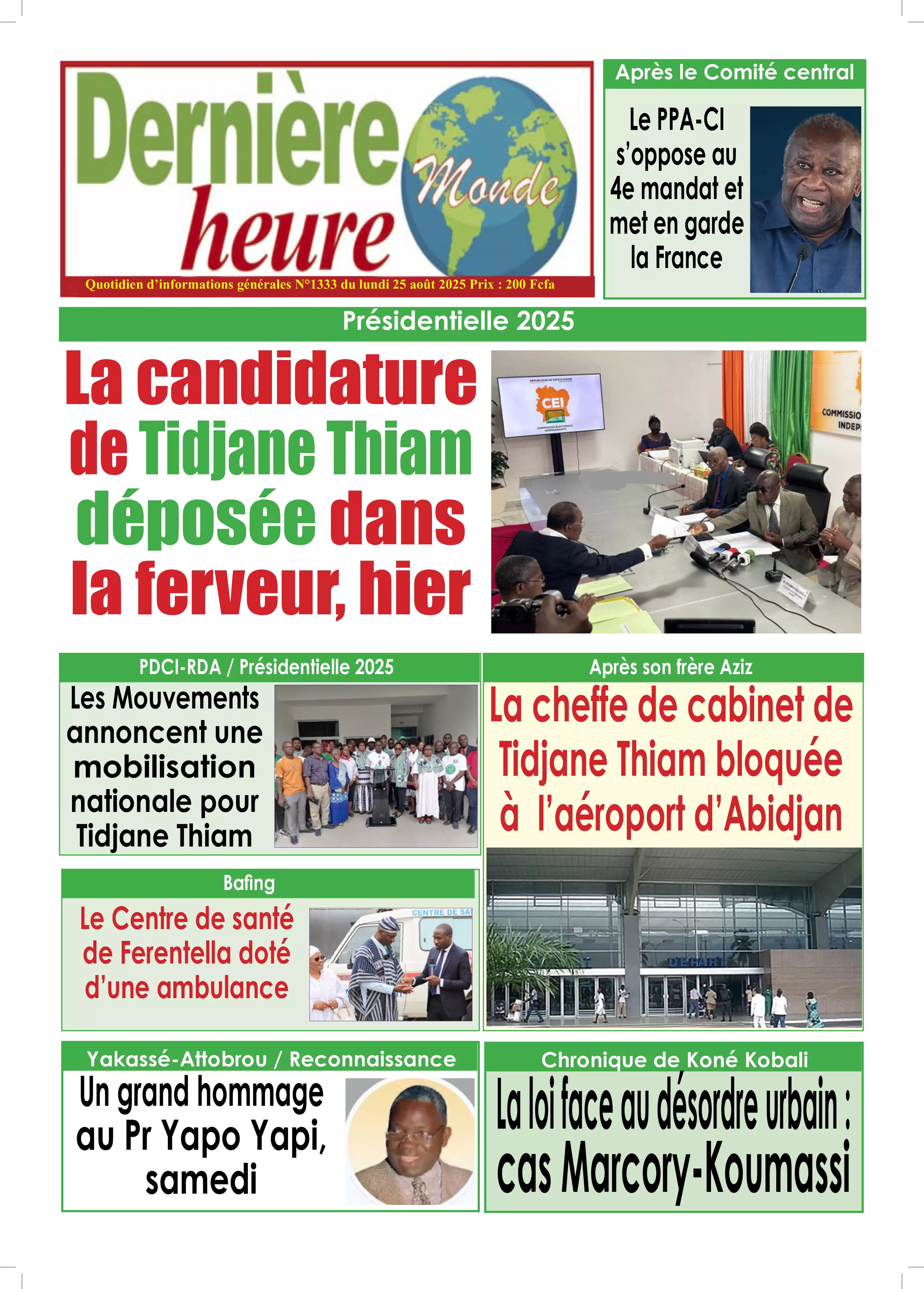 N° 1333 - 2025-08-25