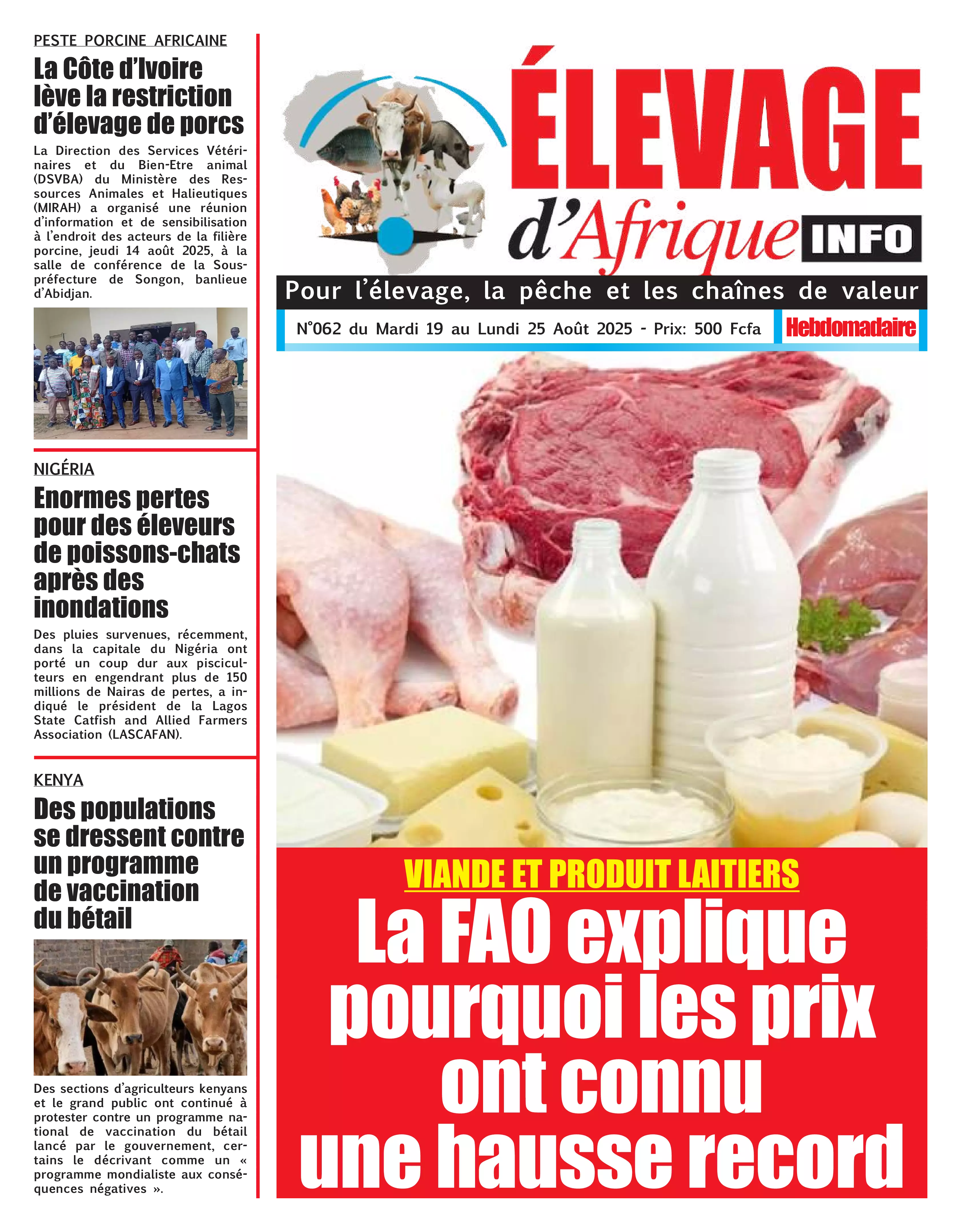 ELEVAGE D AFRIQUE N° 62