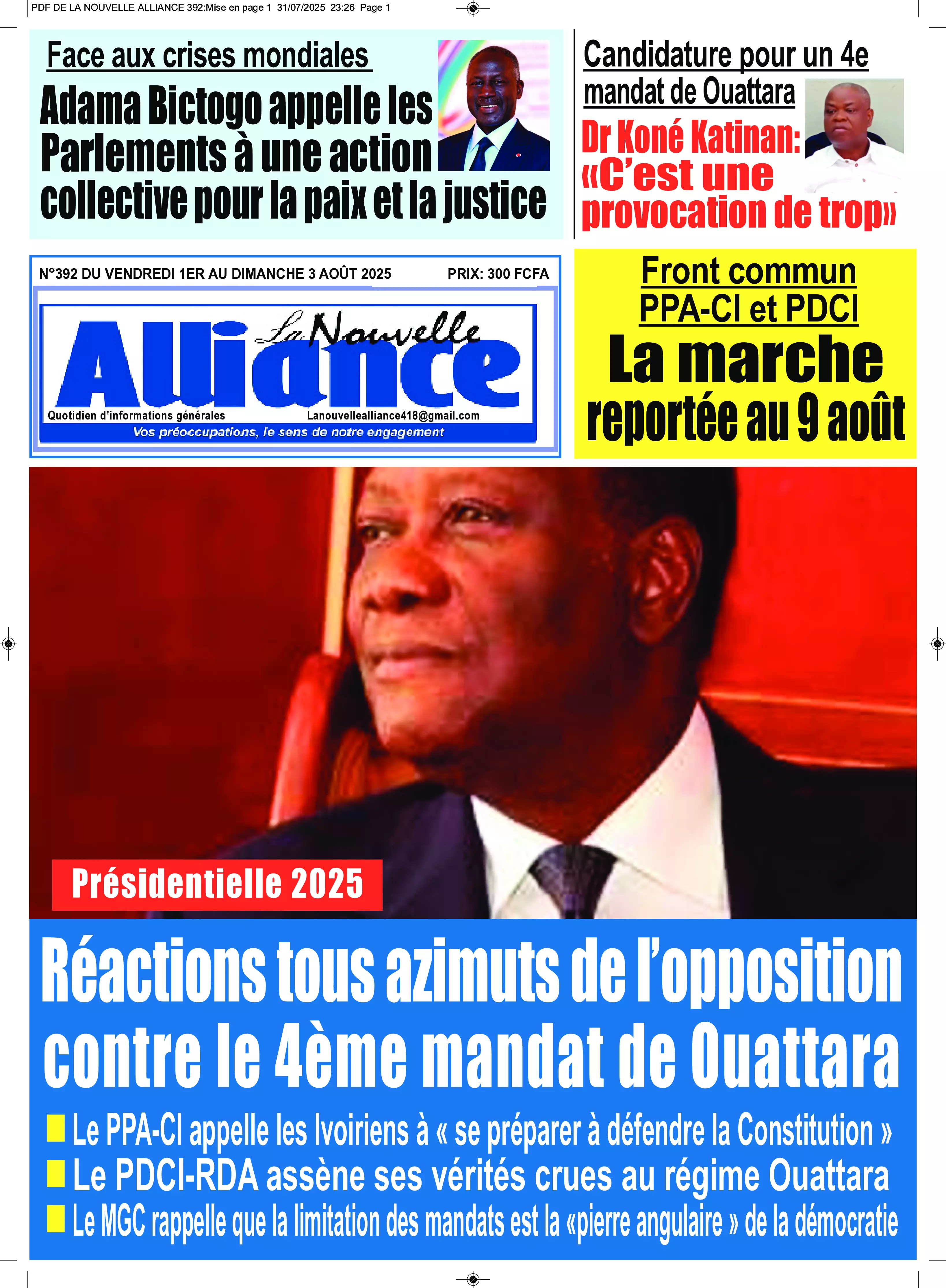 N° 392 - 2025-08-01
