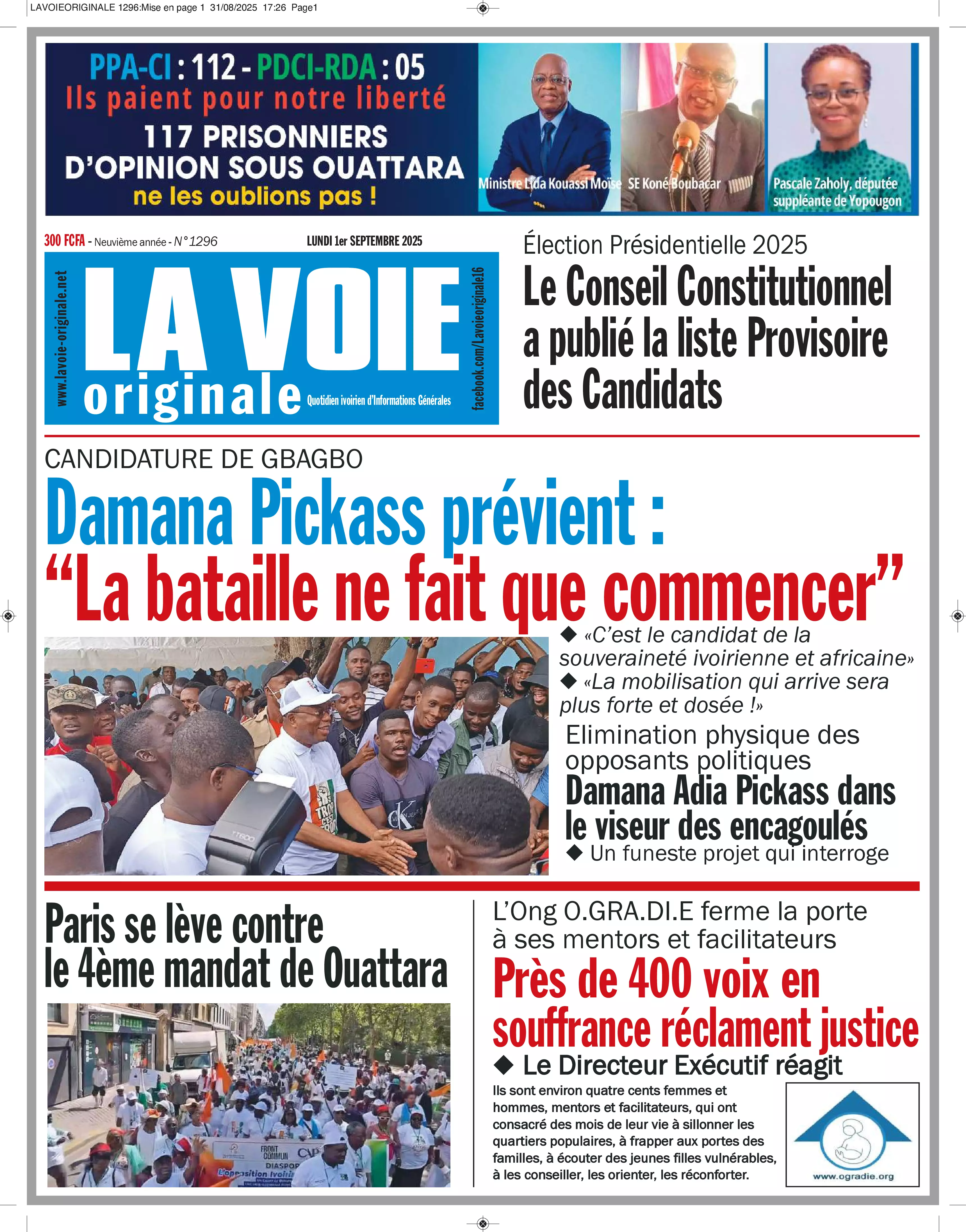 N° 1296 - 2025-09-01