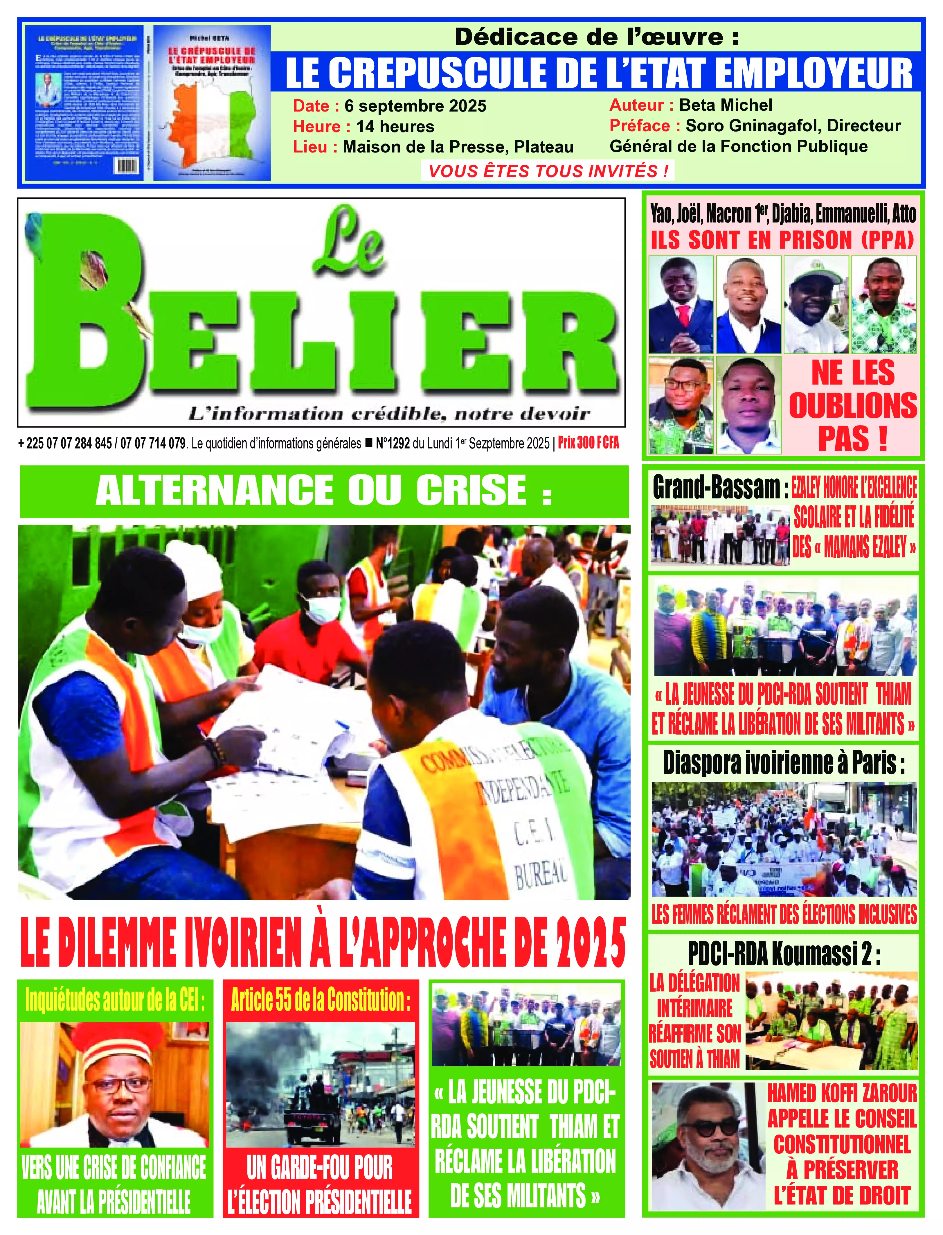 N° 1292 - 2025-09-01