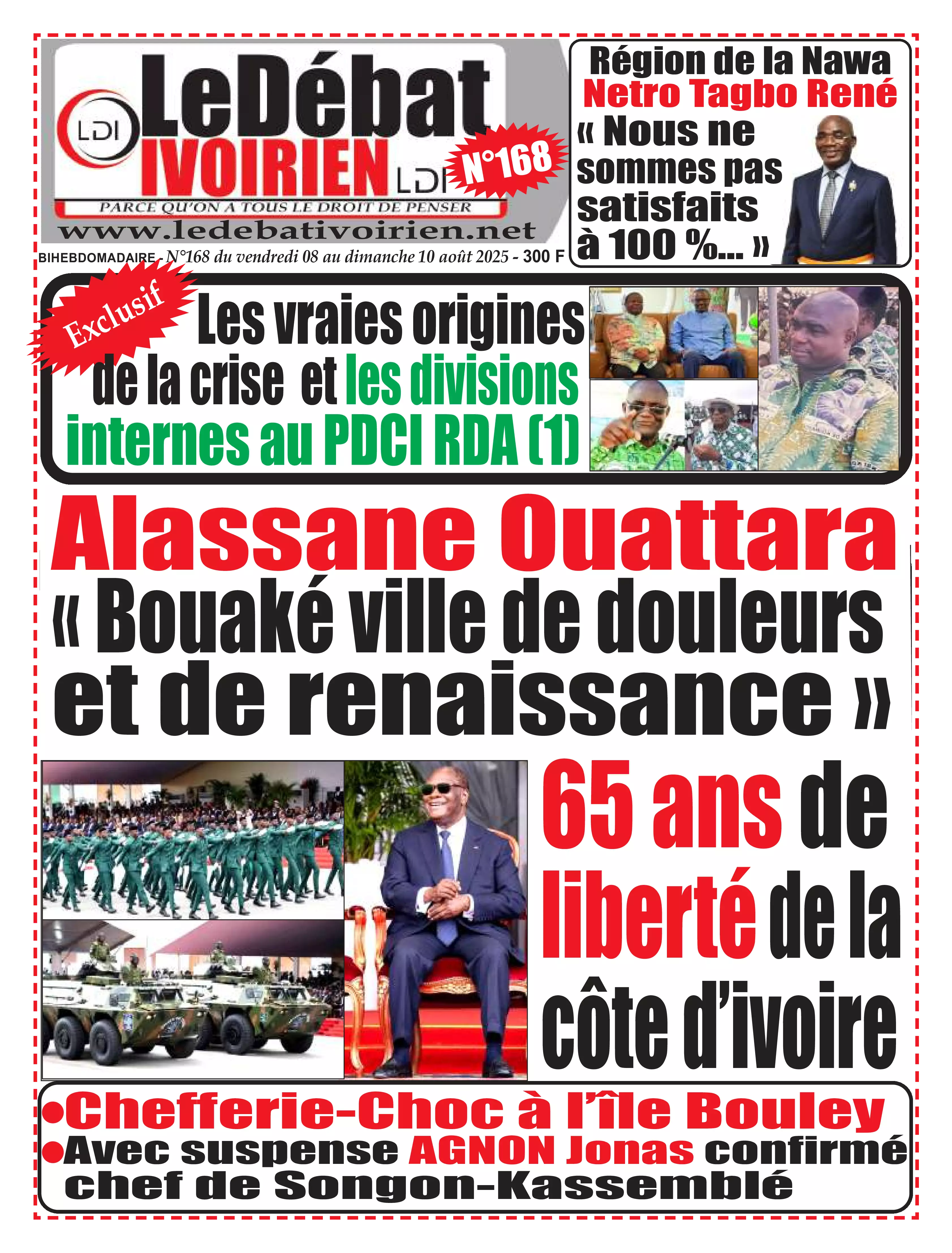 N° 168 - 2025-08-08