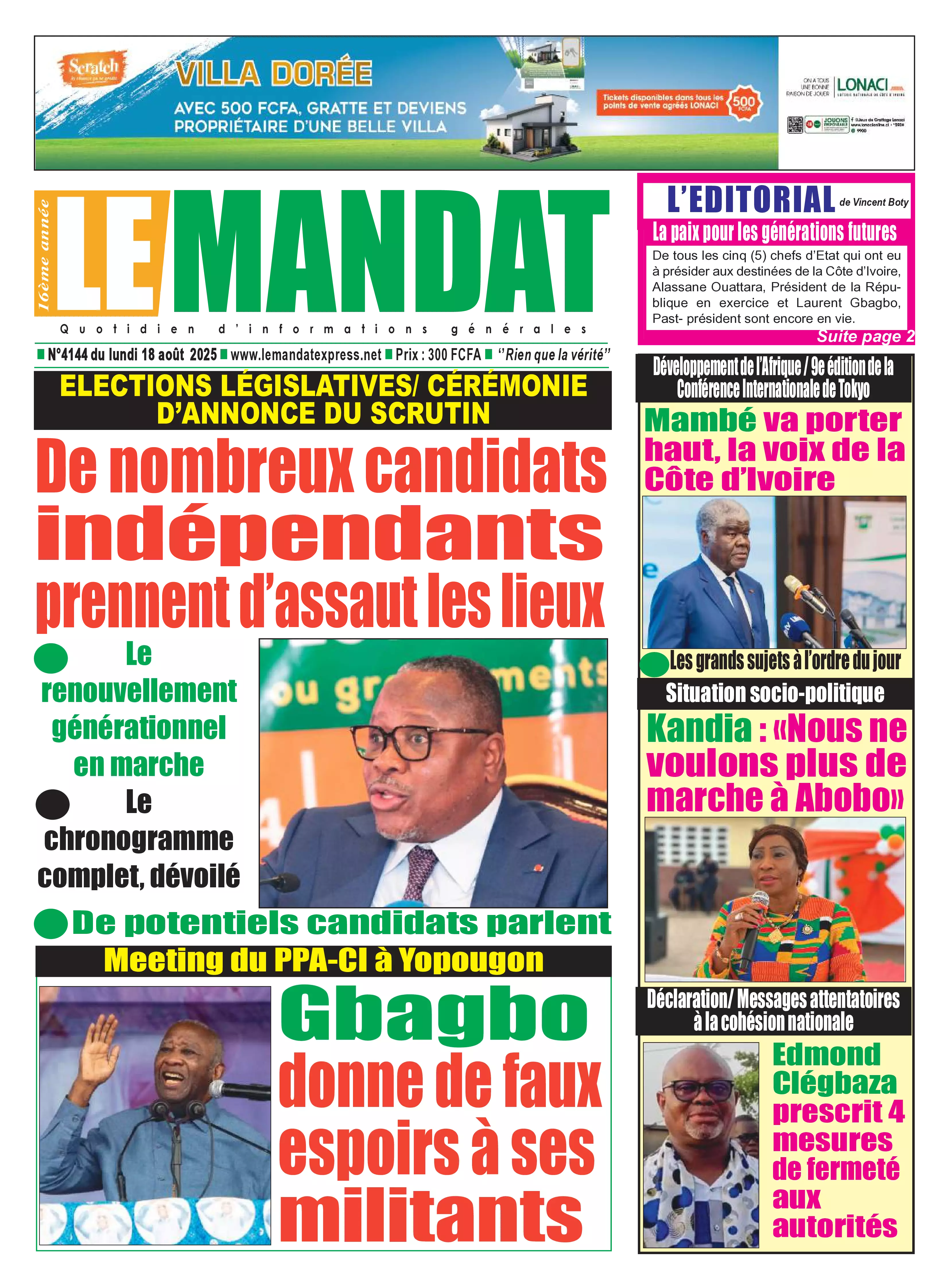 N° 4144 - 2025-08-18