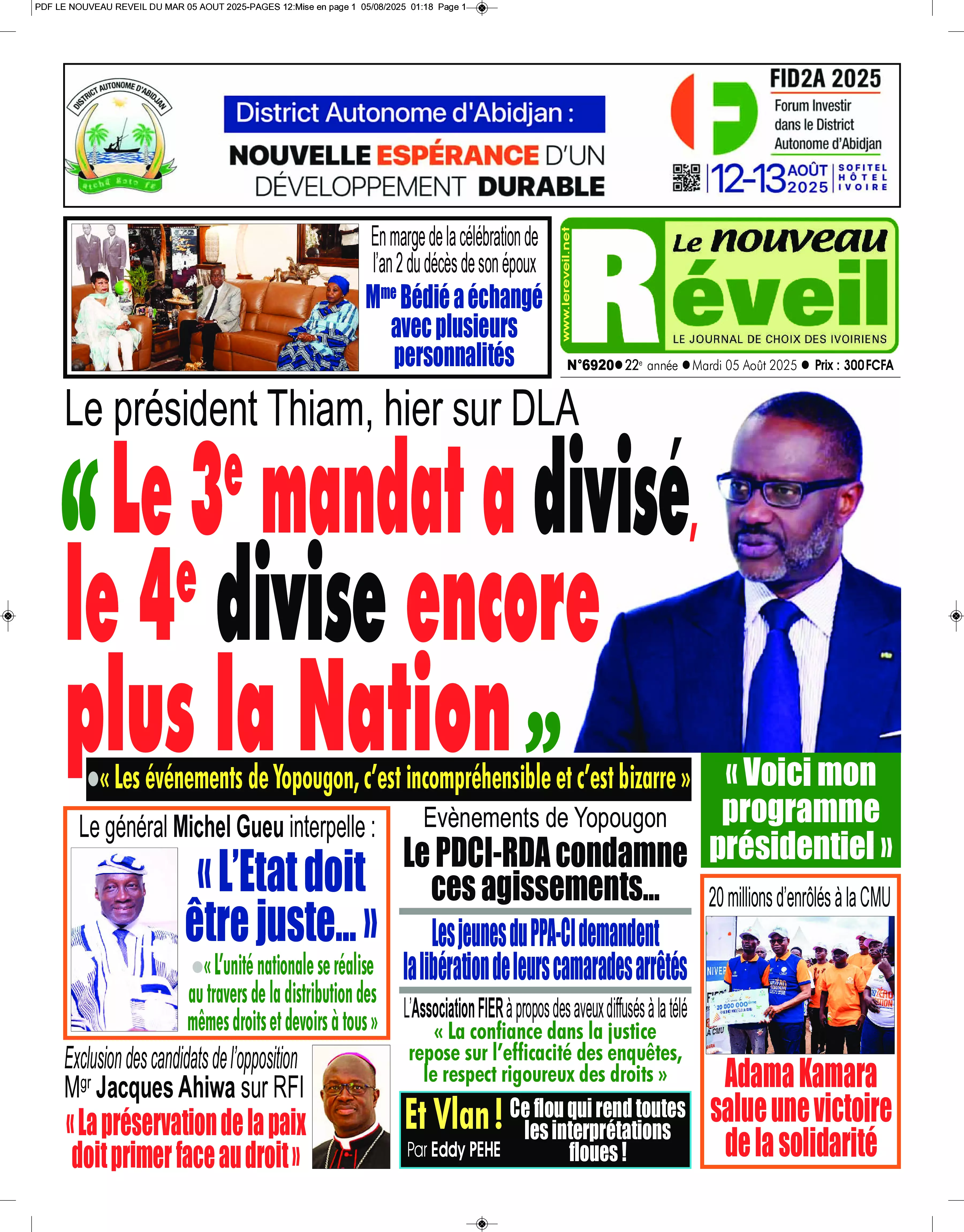 N° 6920 - 2025-08-05