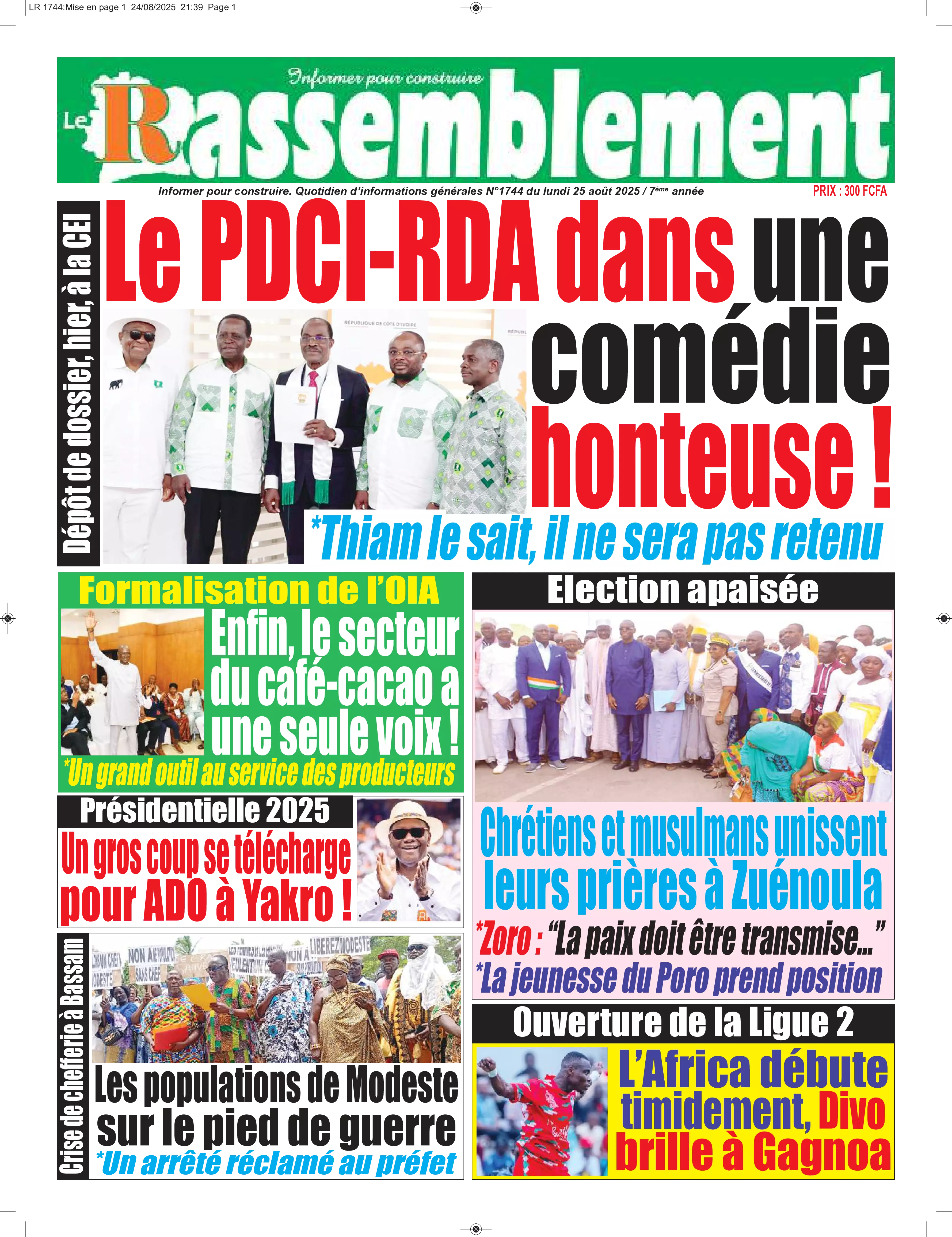 LE RASSEMBLEMENT N° 1744