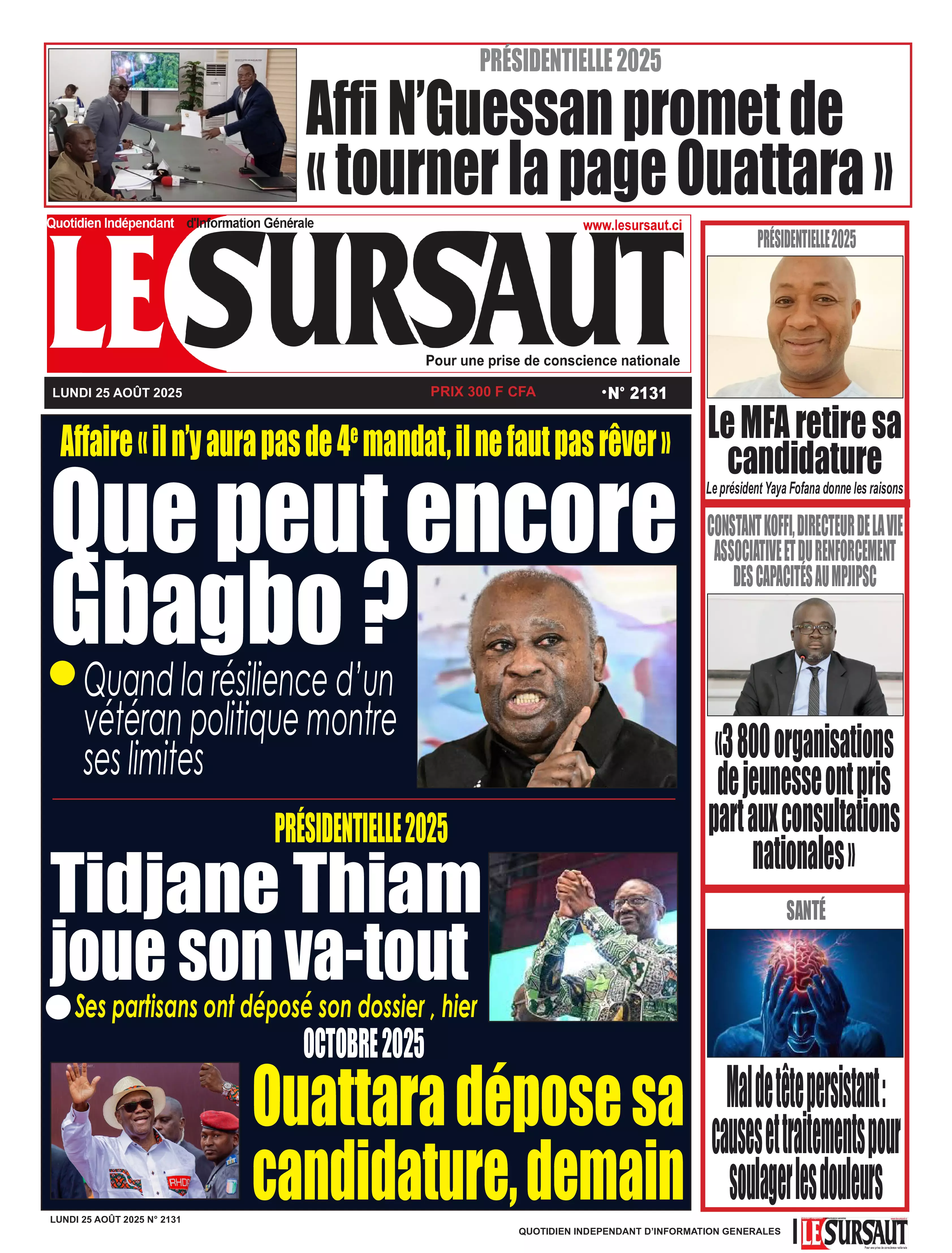 LE SURSAUT N° 2131
