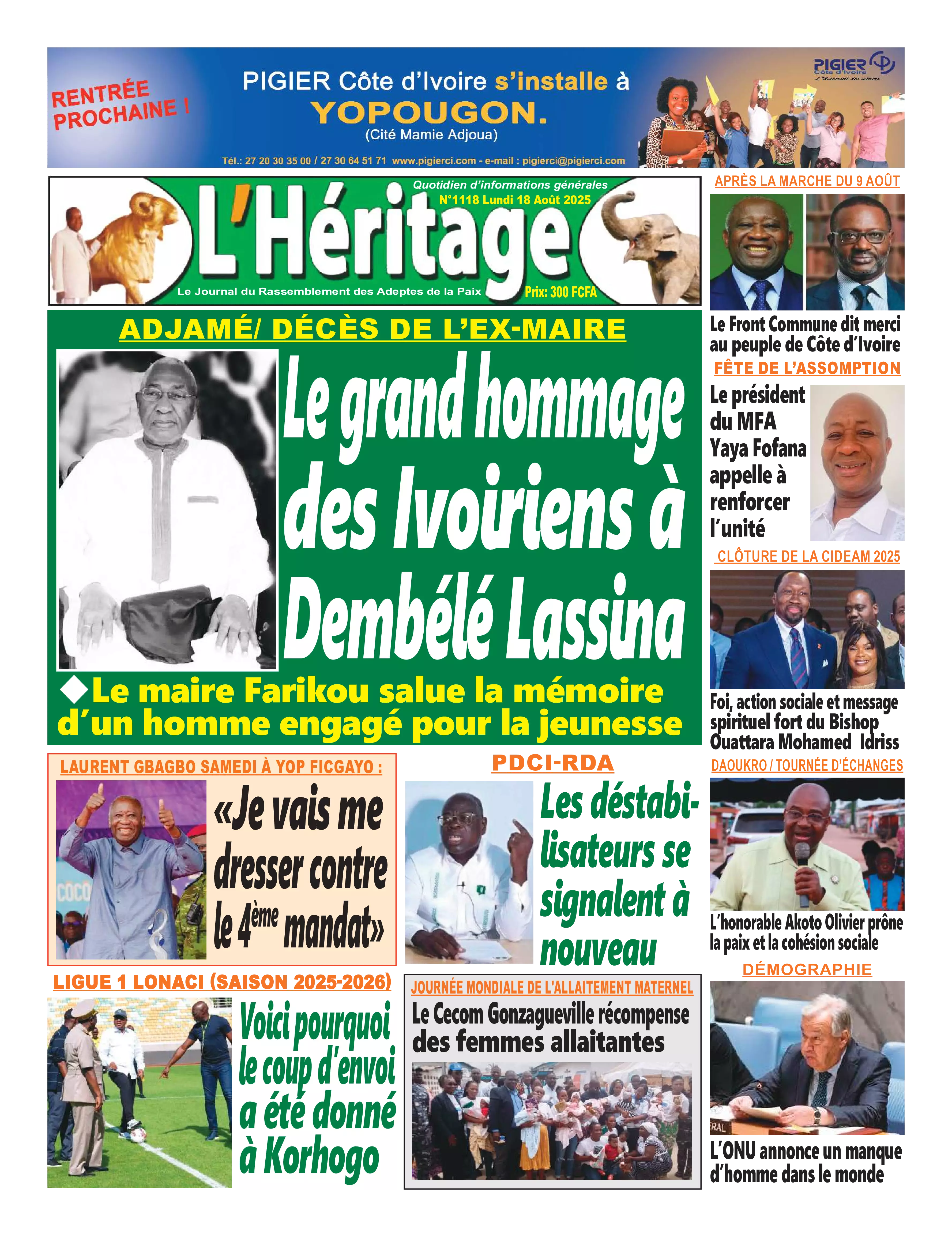 N° 1118 - 2025-08-18