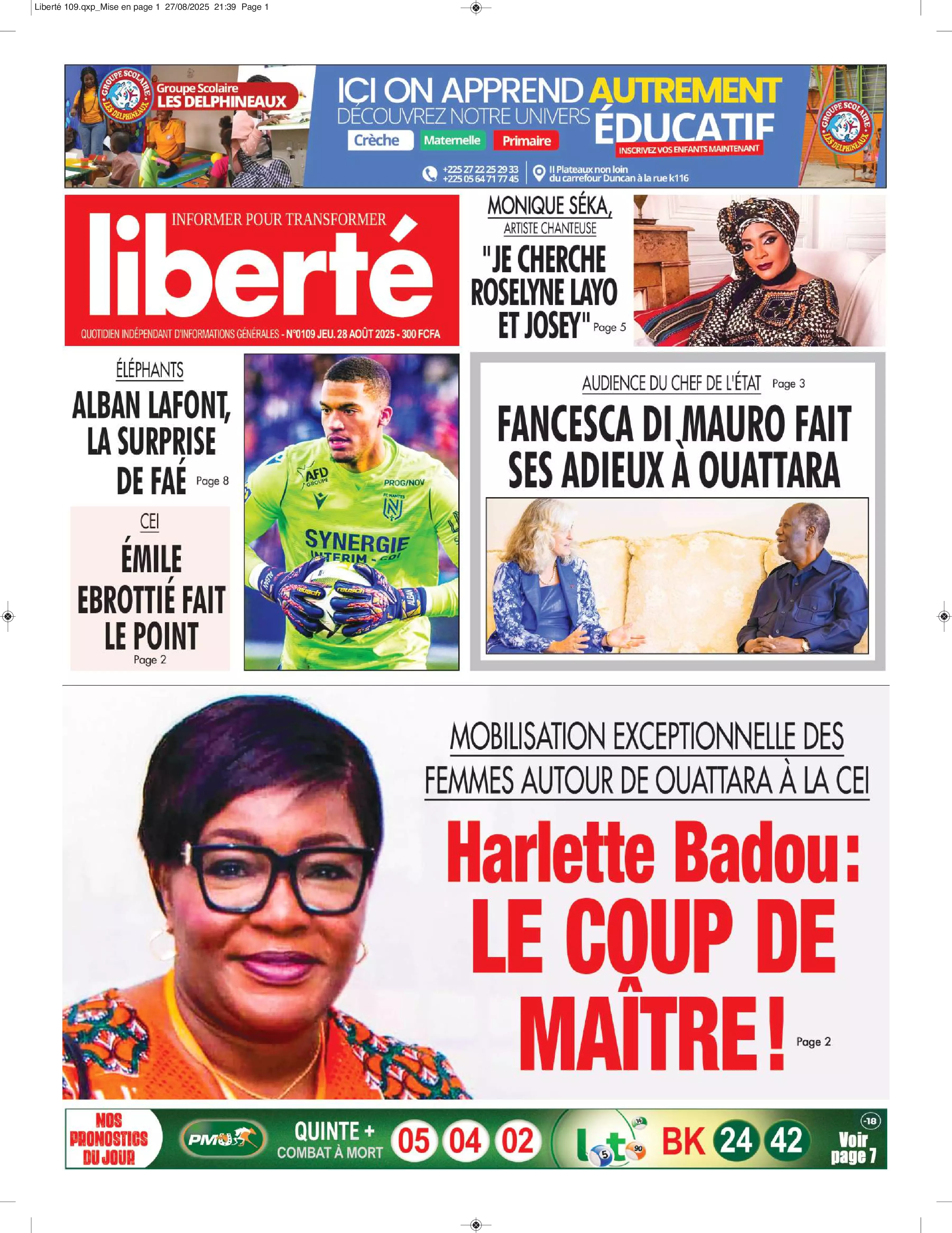 N° 109 - 2025-08-28