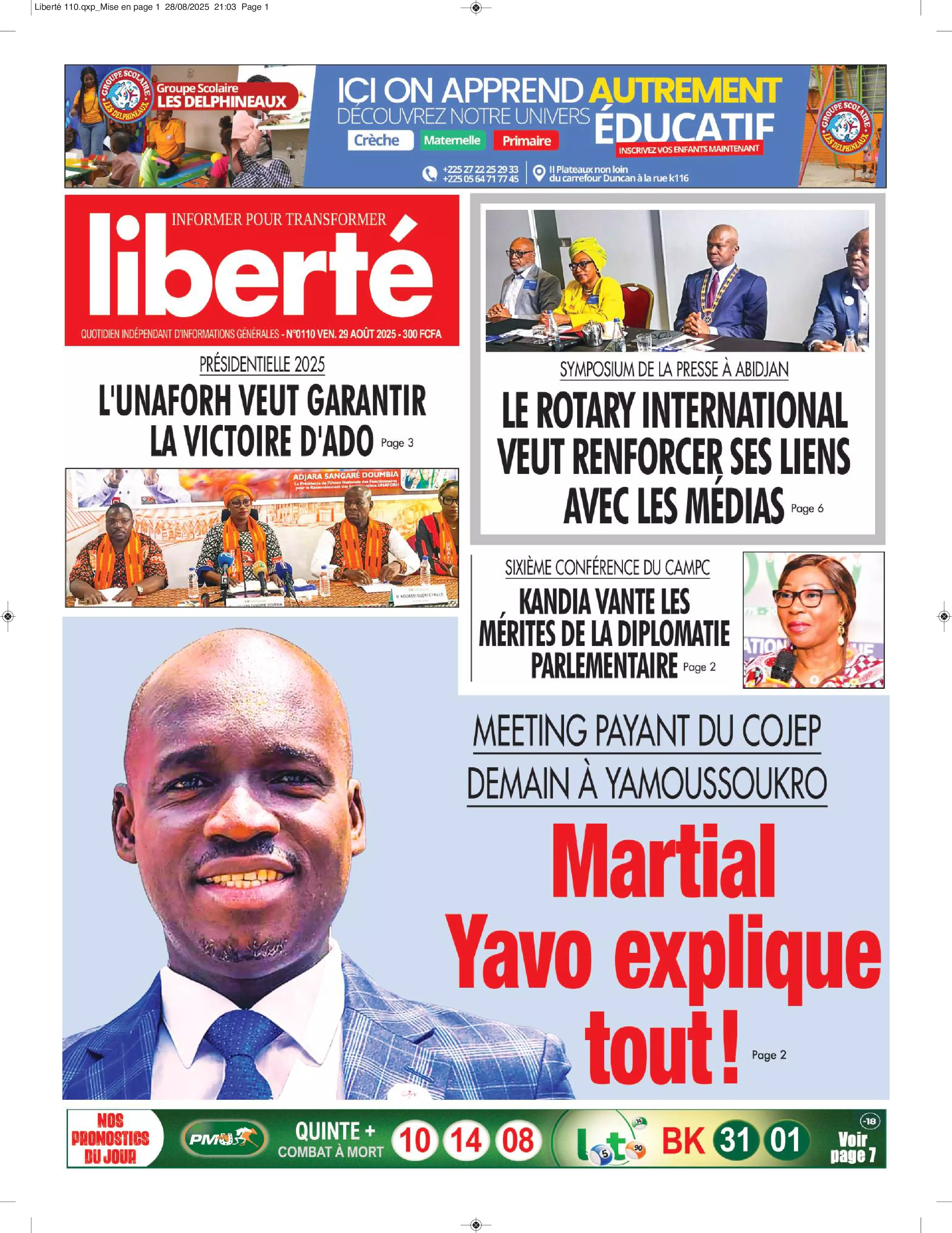 N° 110 - 2025-08-29