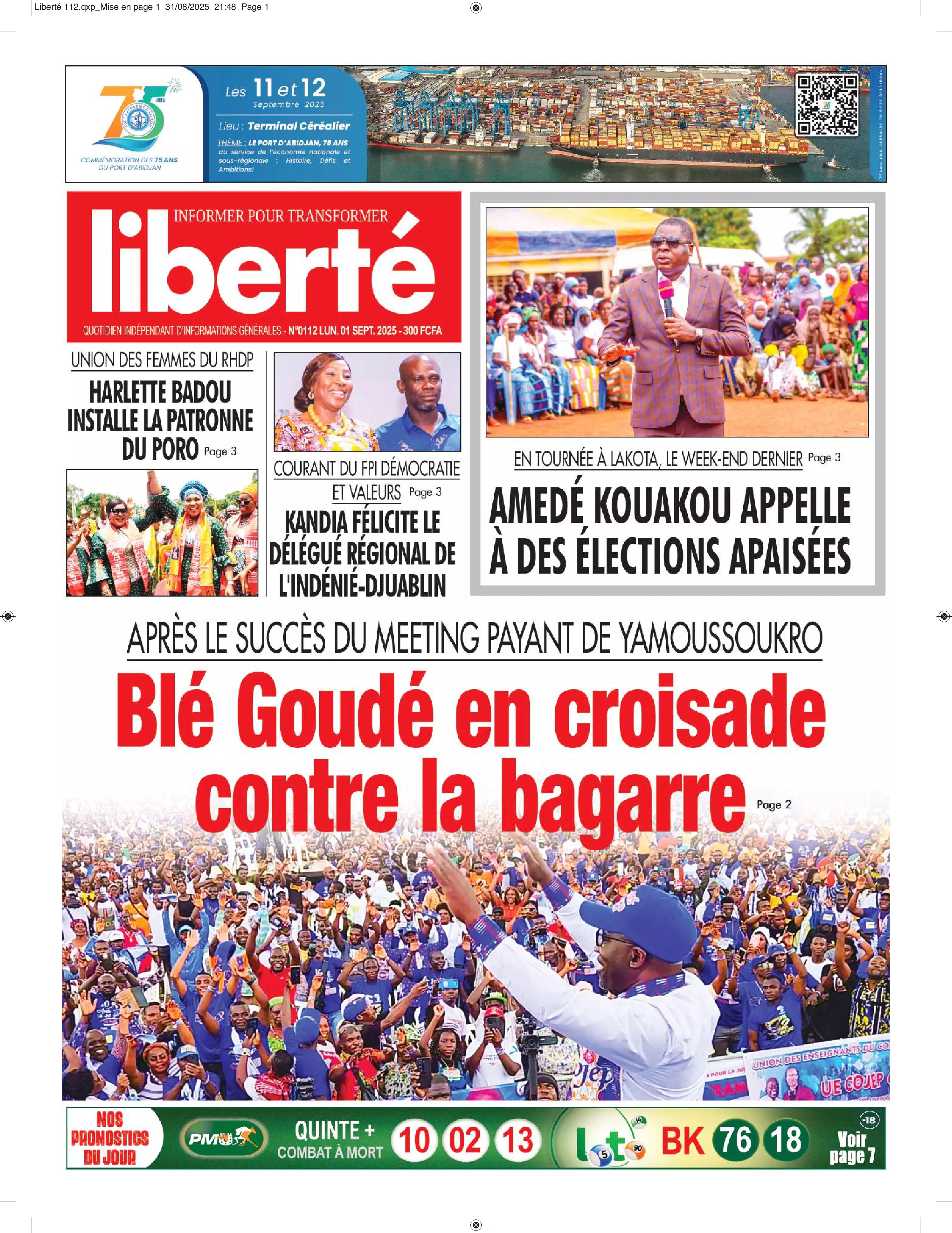 N° 112 - 2025-09-01