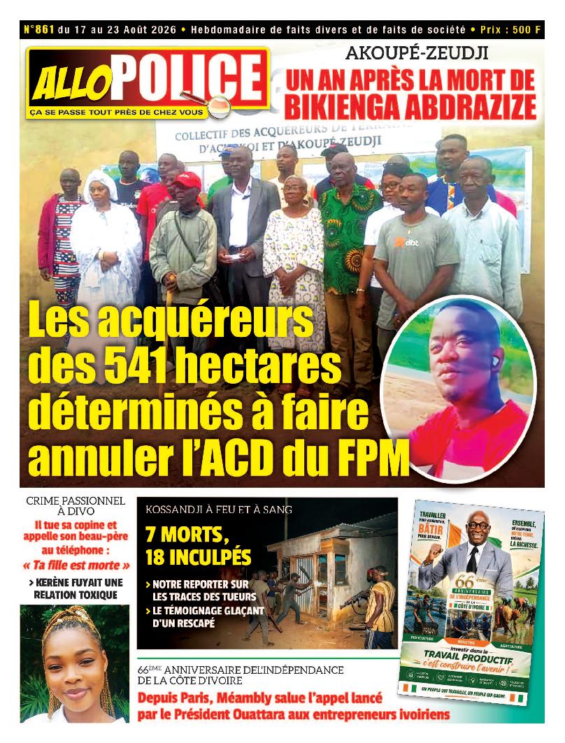ALLO POLICE N° 861