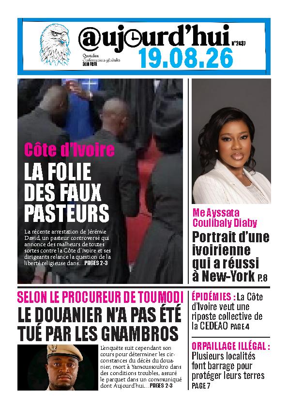 AUJOURD'HUI N° 2437