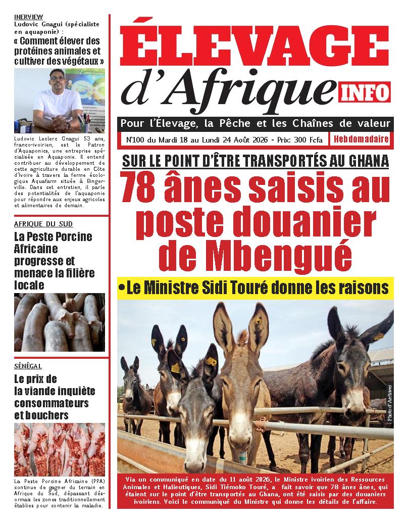 ELEVAGE D AFRIQUE N° 100