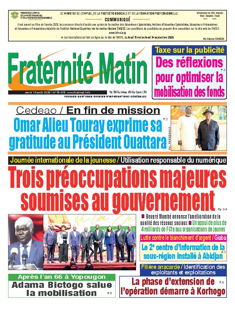 FRATERNITE MATIN N° 18478