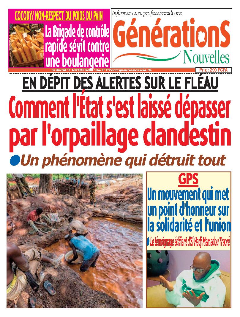 GENERATIONS NOUVELLES N° 1779