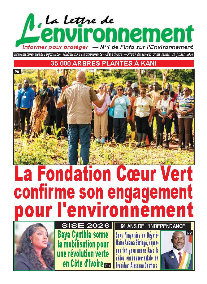 LA LETTRE DE L'ENVIRONNEMENT N° 37