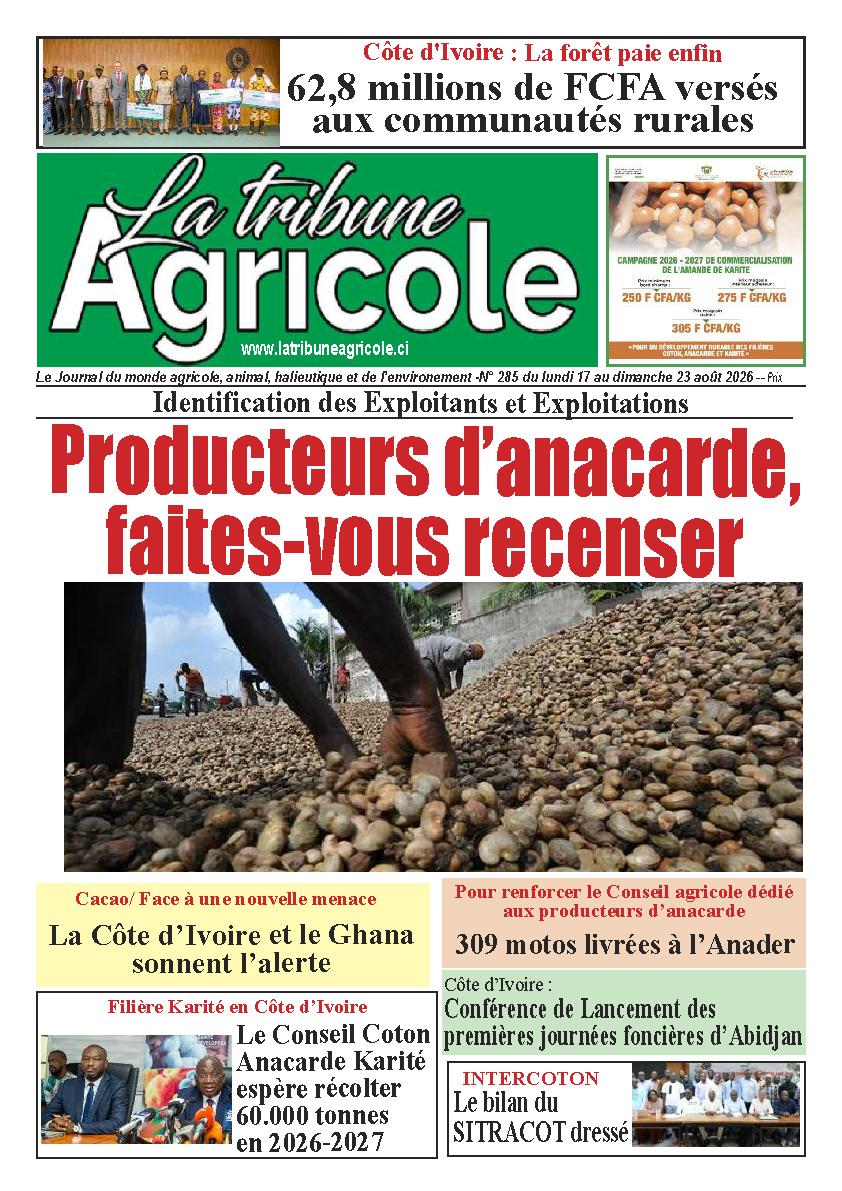 LA TRIBUNE AGRICOLE N° 286