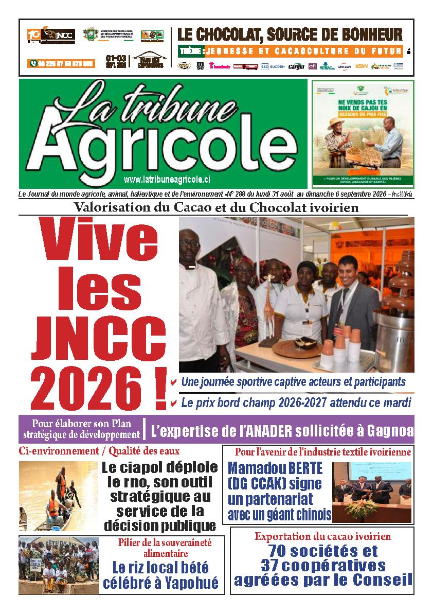 LA TRIBUNE AGRICOLE N° 288