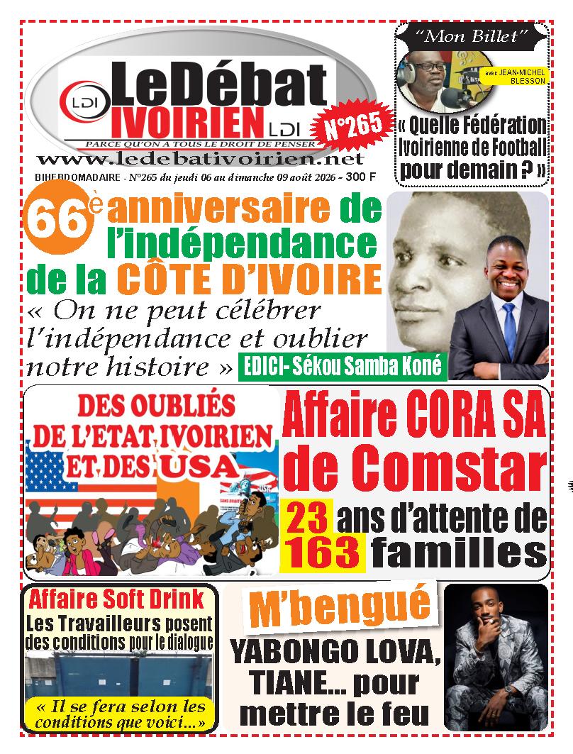 LE DEBAT IVOIRIEN N° 265
