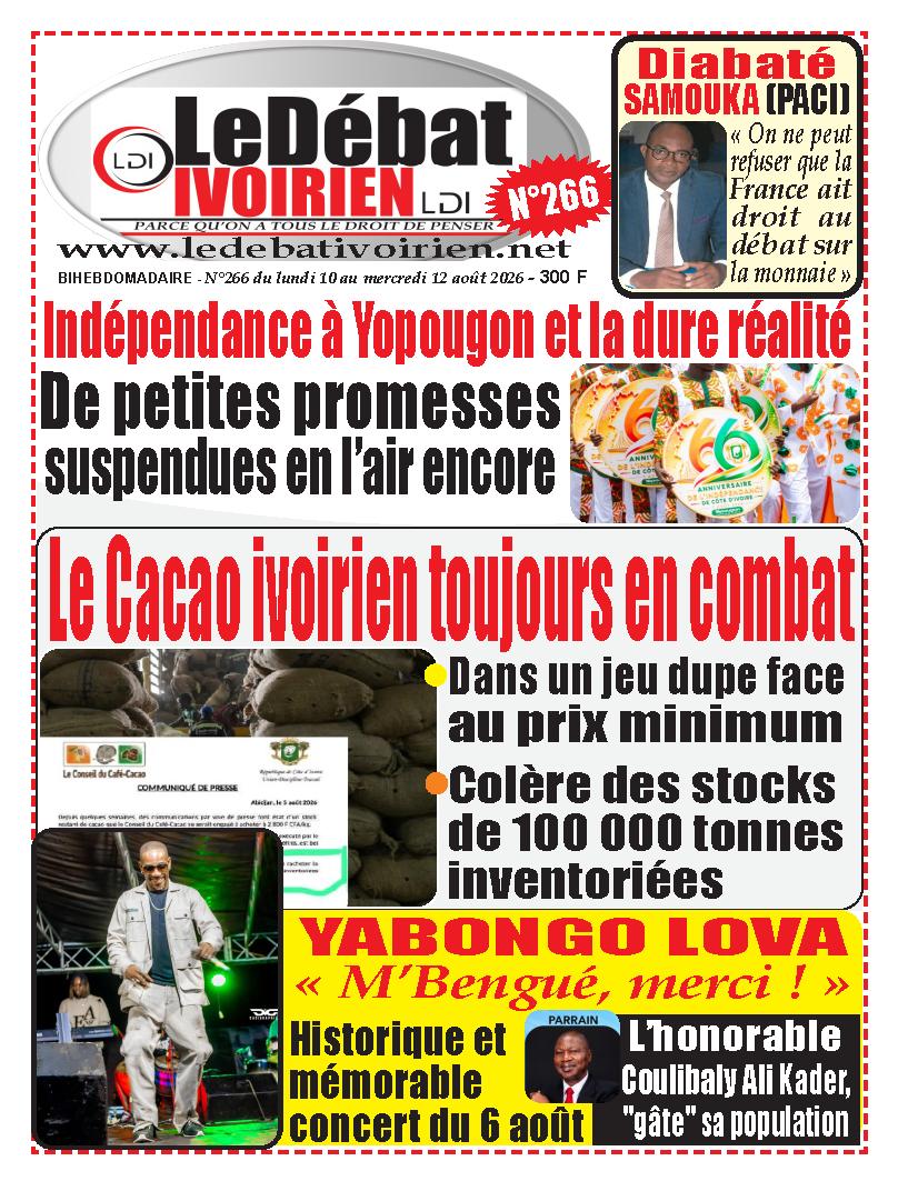 LE DEBAT IVOIRIEN N° 266