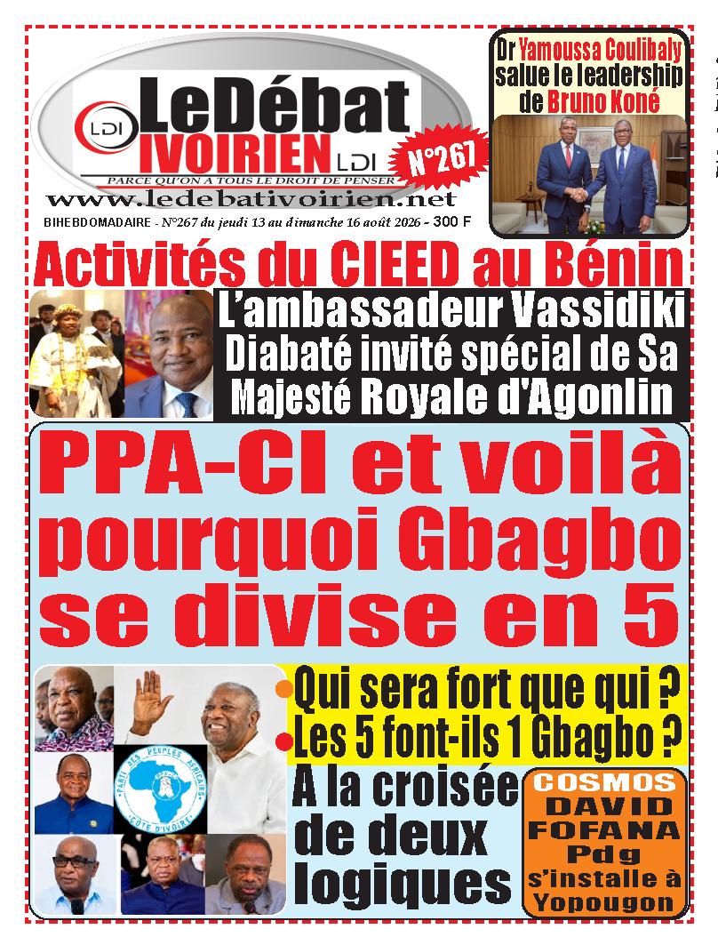 LE DEBAT IVOIRIEN N° 267