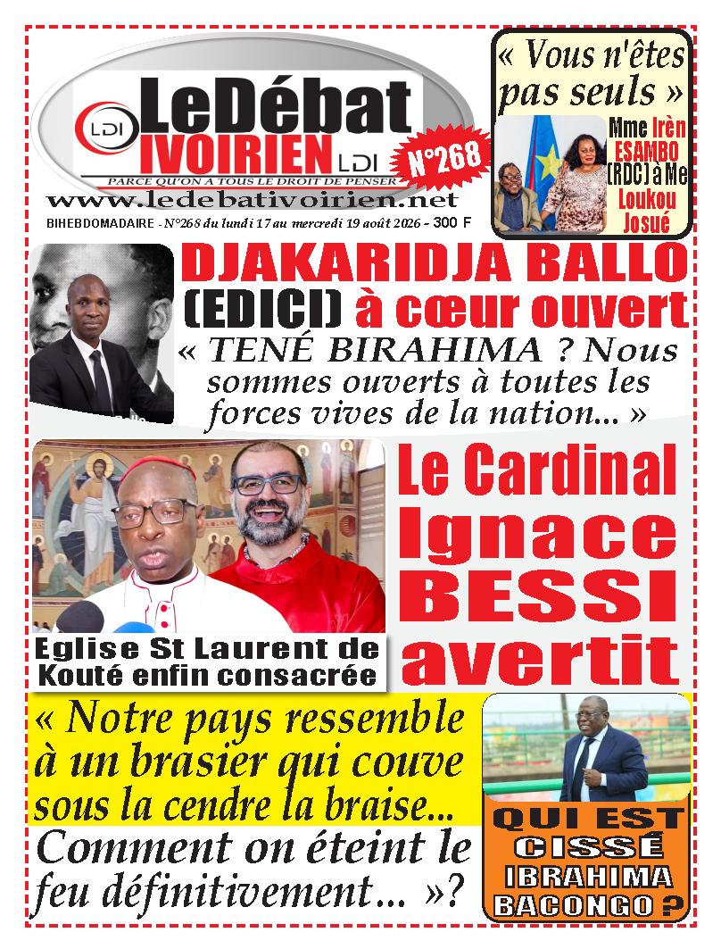 LE DEBAT IVOIRIEN N° 268