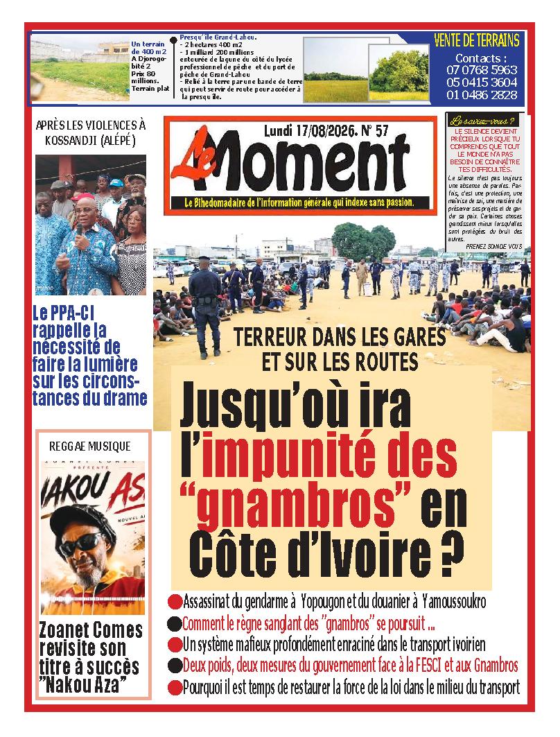 LE MOMENT N° 57