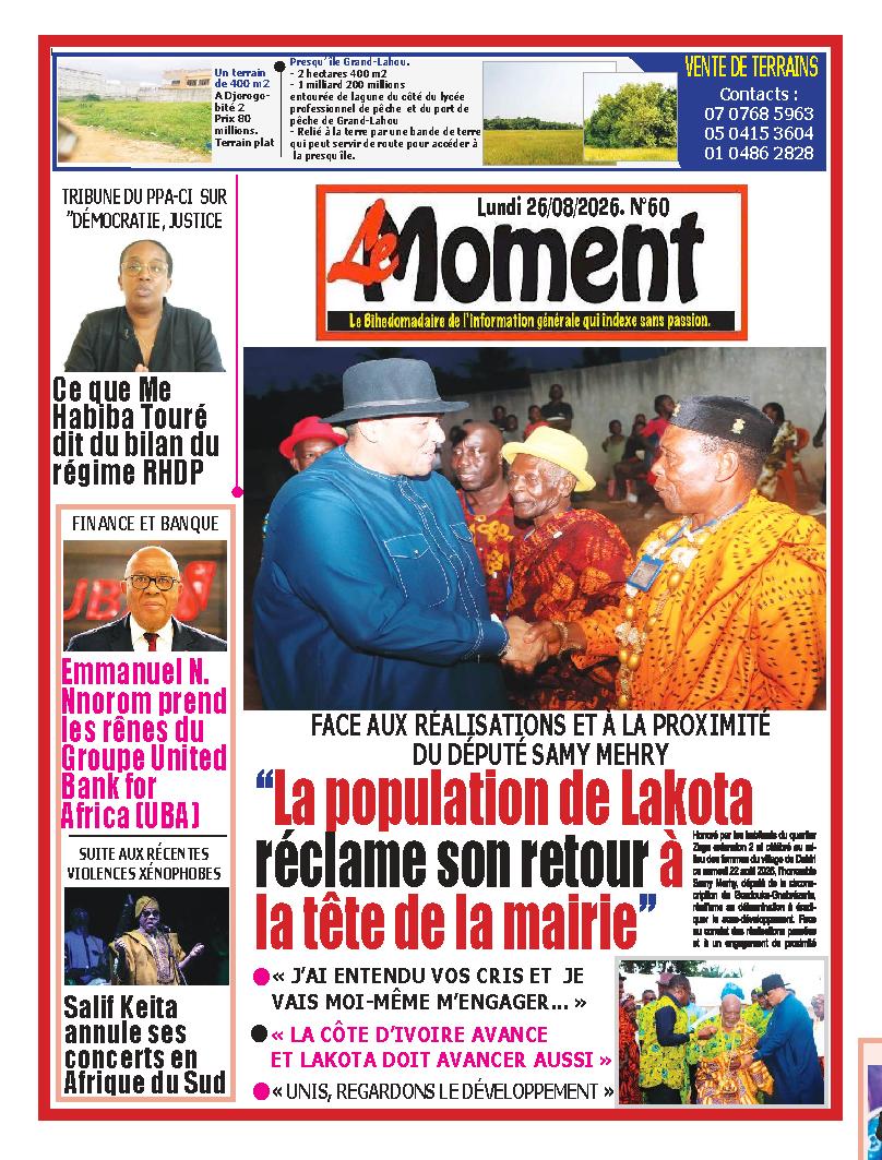 LE MOMENT N° 60